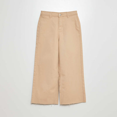 Jean coupe large - Coupe + confortable BEIGE