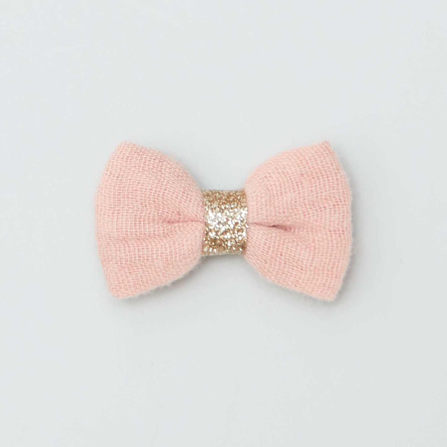 Lot de 3 pinces croco à noeud ROSE