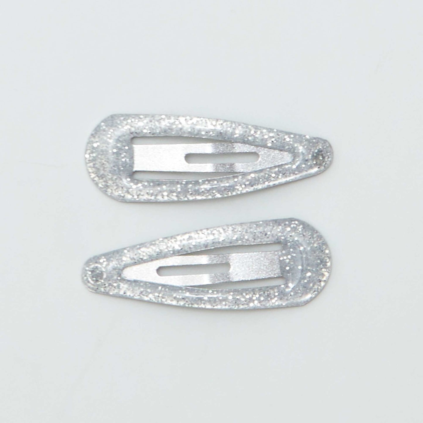 Lot de 8 mini pinces clic clac Bleu
