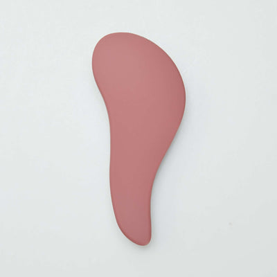 Brosse courbée avec picots Rose