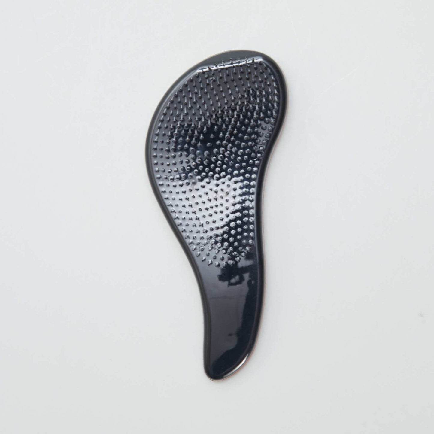 Brosse courbée avec picots Rose