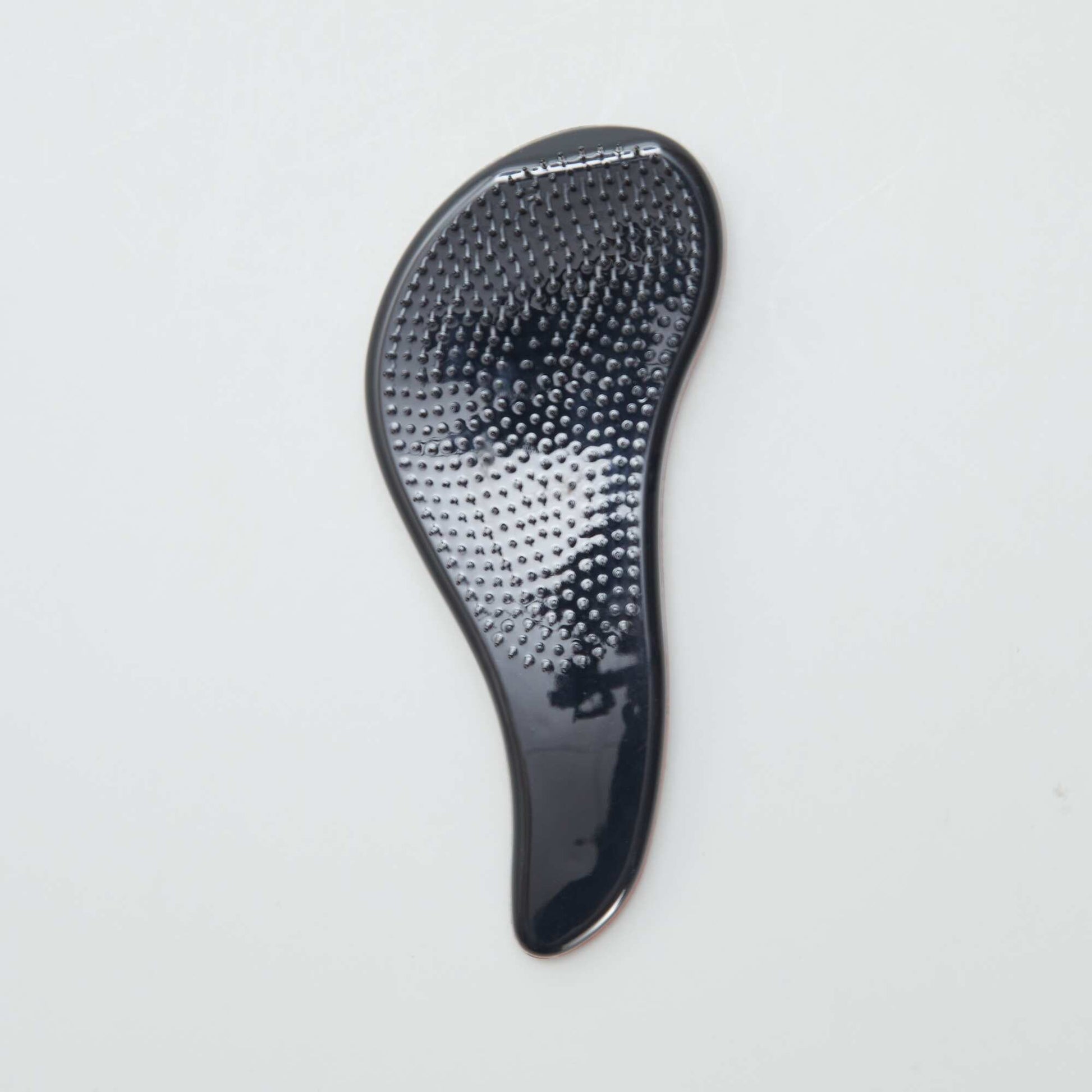 Brosse courbée avec picots Rose