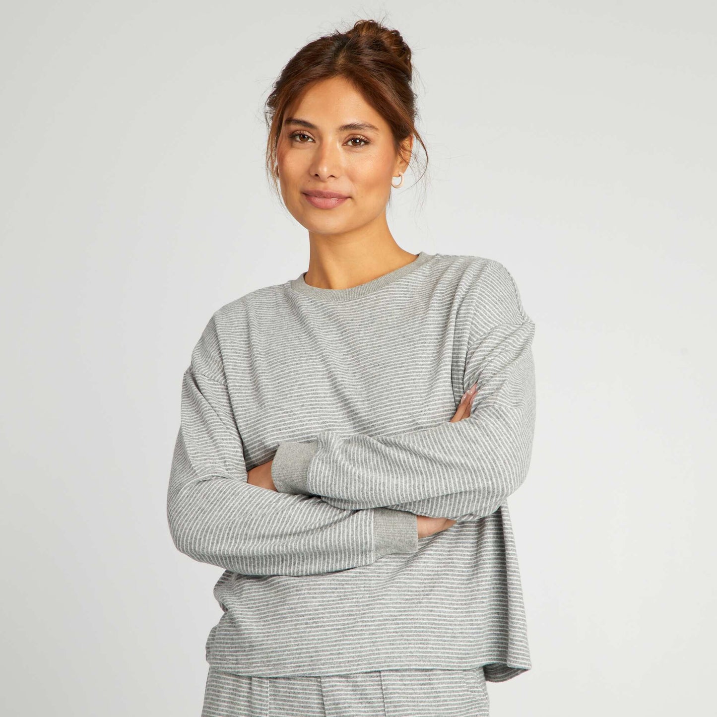 Ensemble pyjama t-shirt + pantalon - 2 pièces Gris