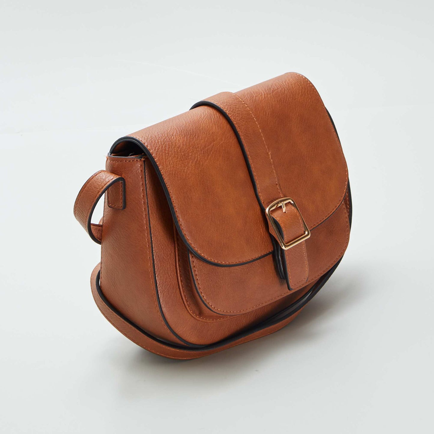 Sac besace bandoulière Marron