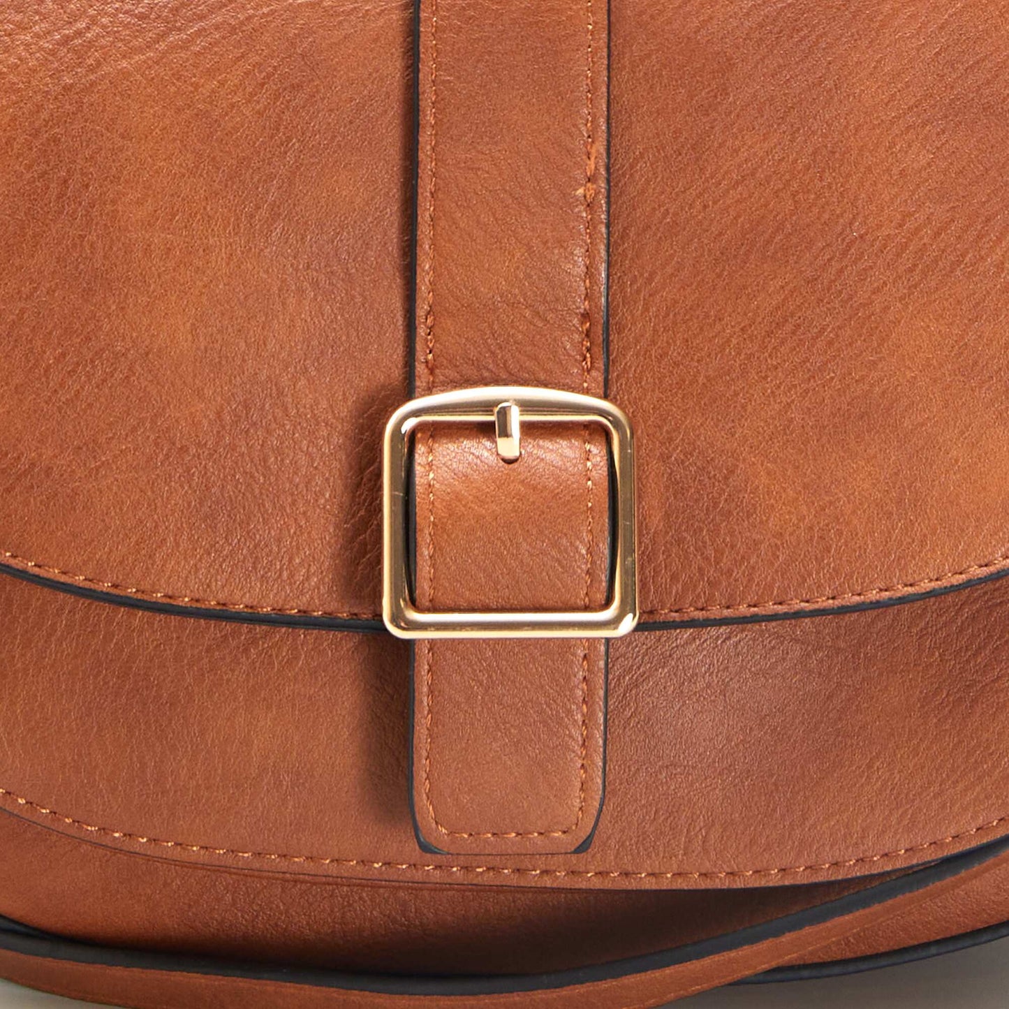 Sac besace bandoulière Marron
