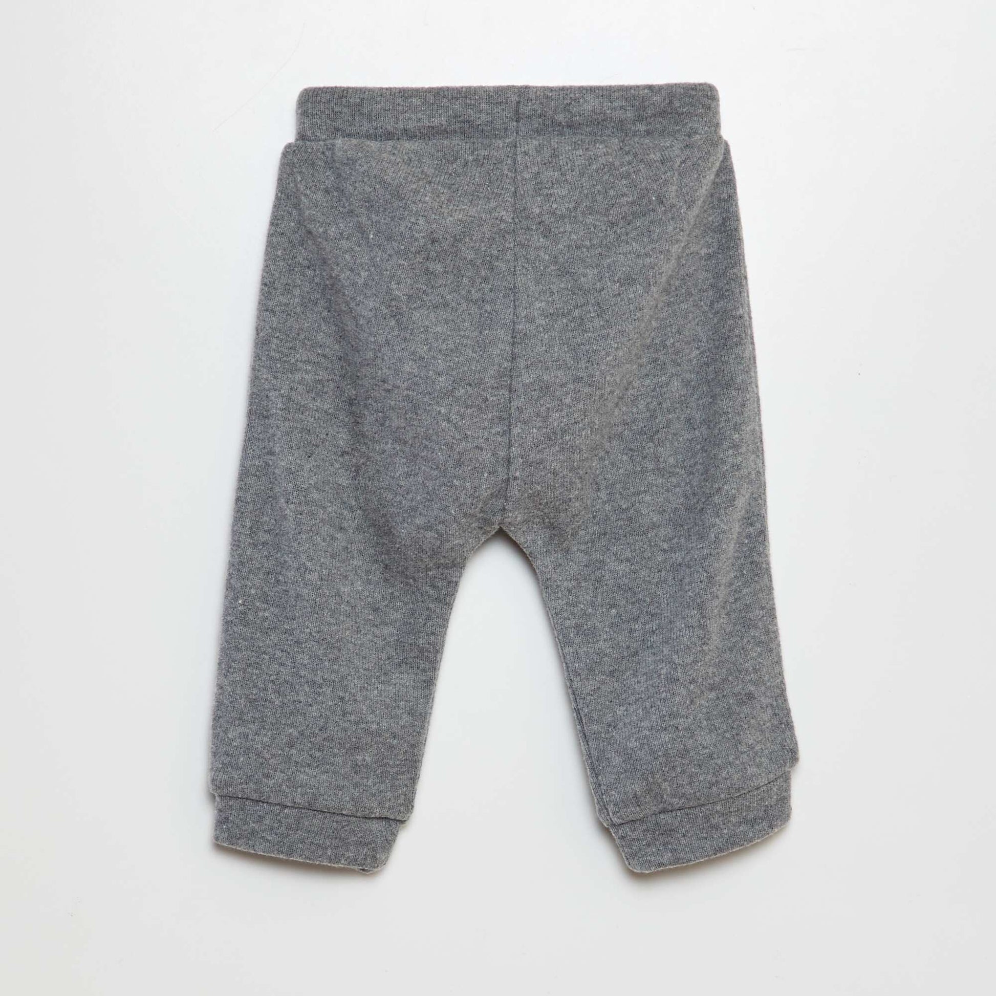 Pantalon en maille doudou Gris