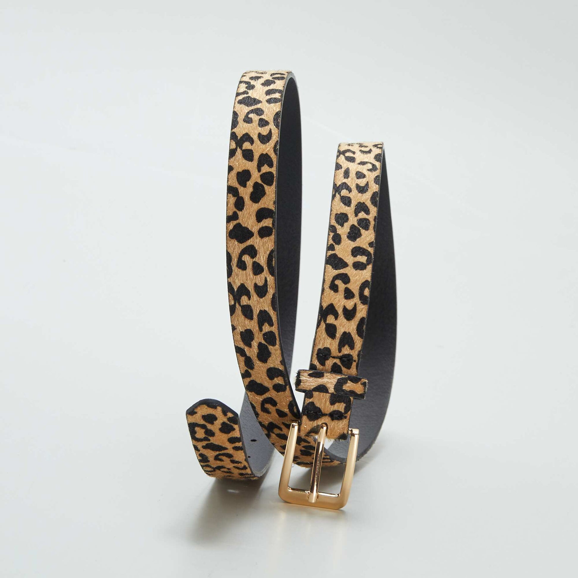 Ceinture imprimé léopard BEIGE