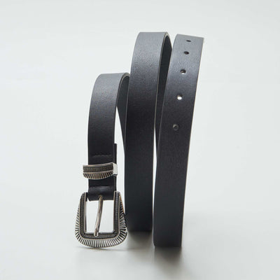 Ceinture esprit western Noir
