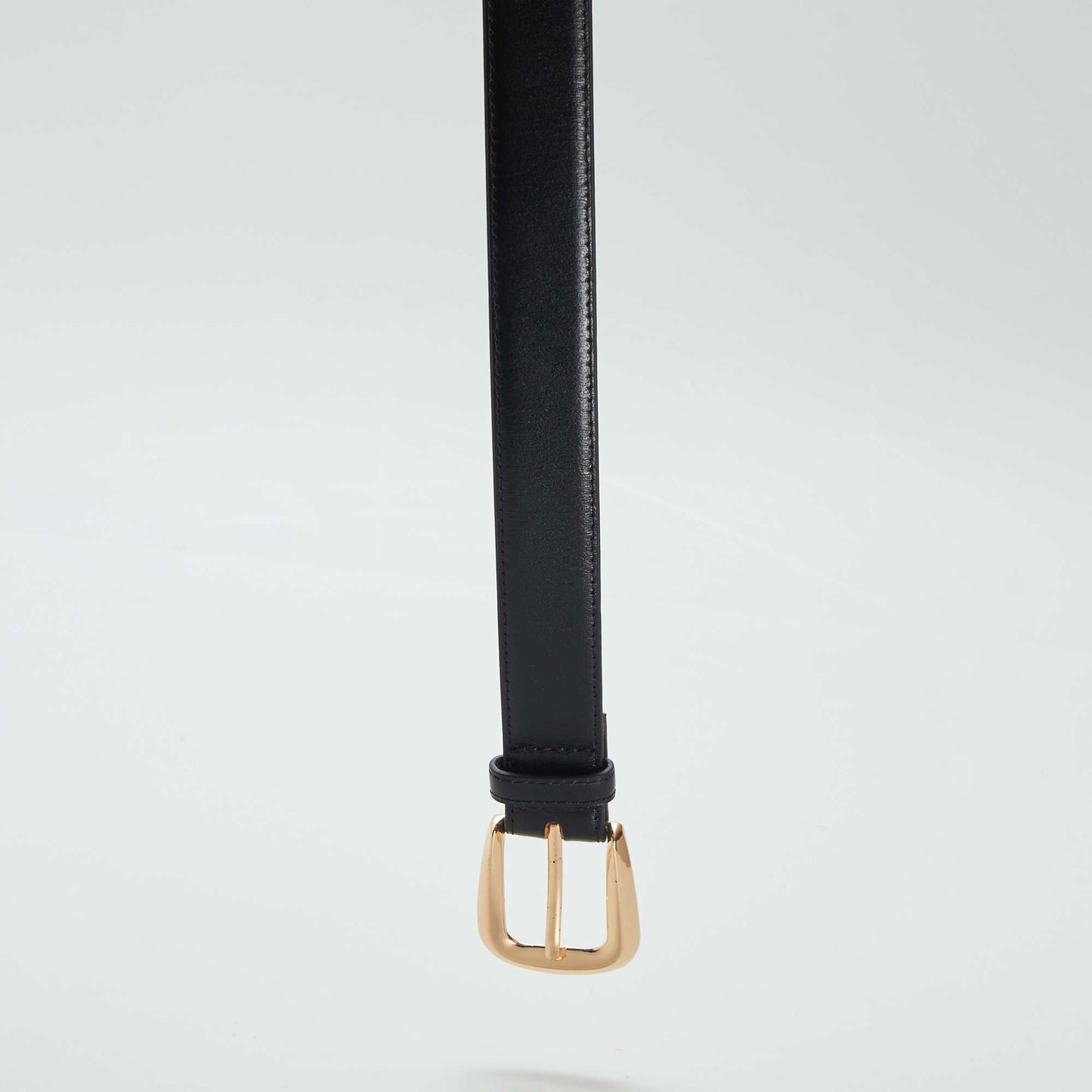 Ceinture basique en cuir NOIR
