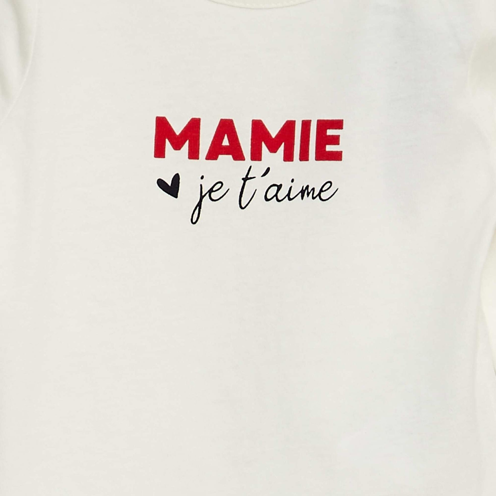 Tee-shirt à message MAMIE