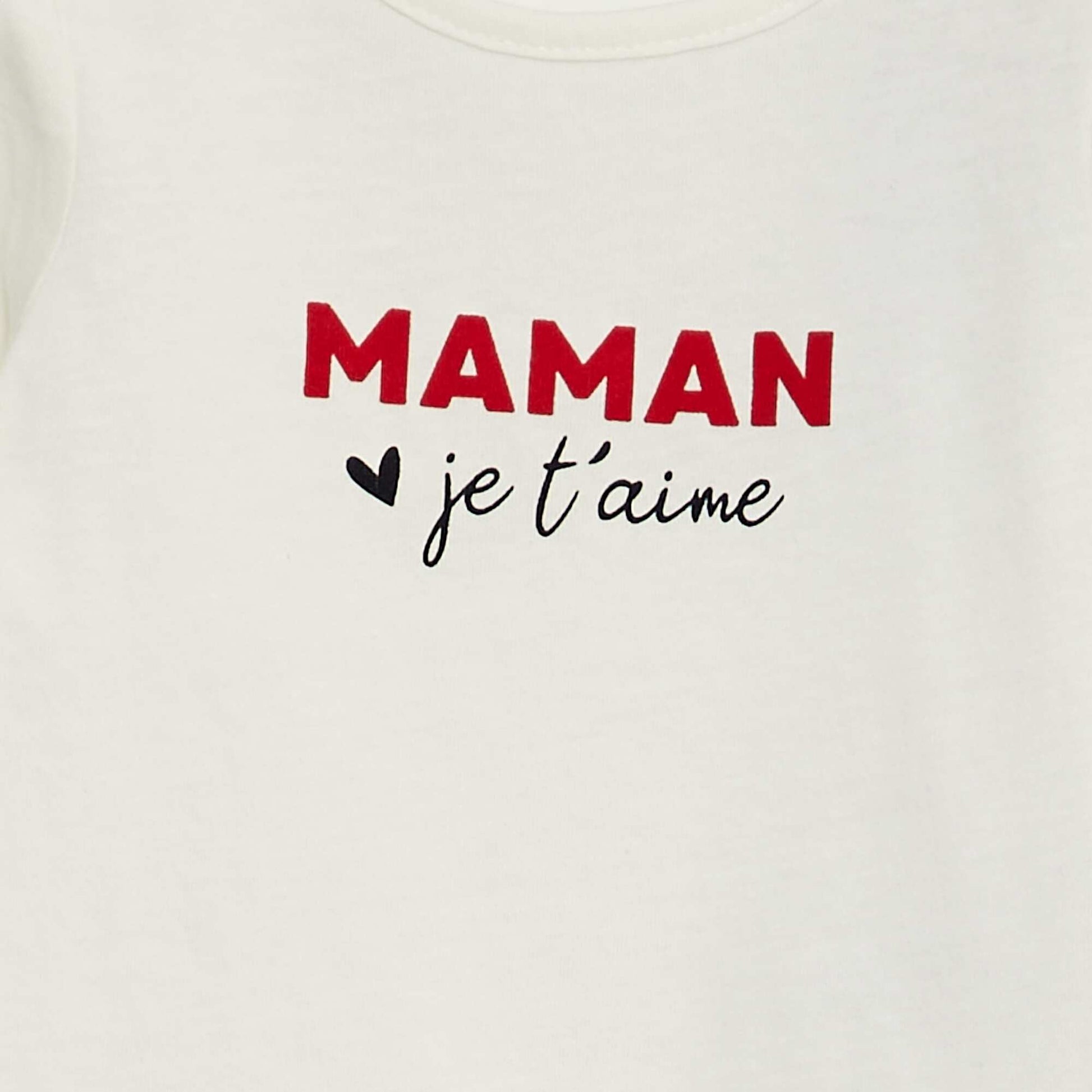 Tee-shirt à message MAMAN