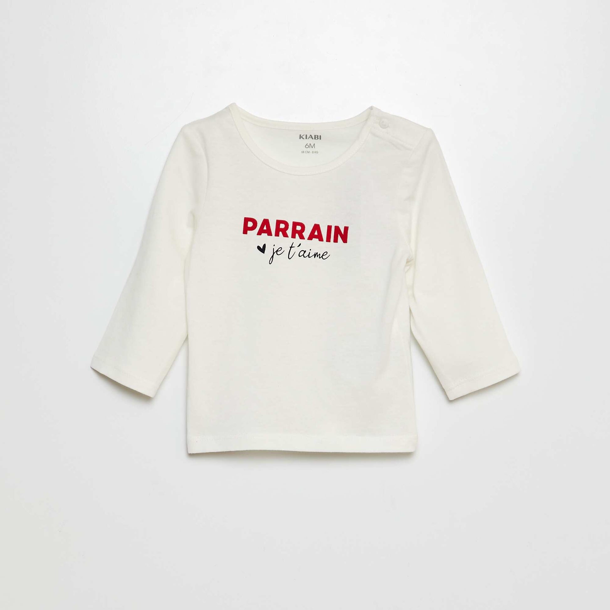 Tee-shirt à message PARRAIN