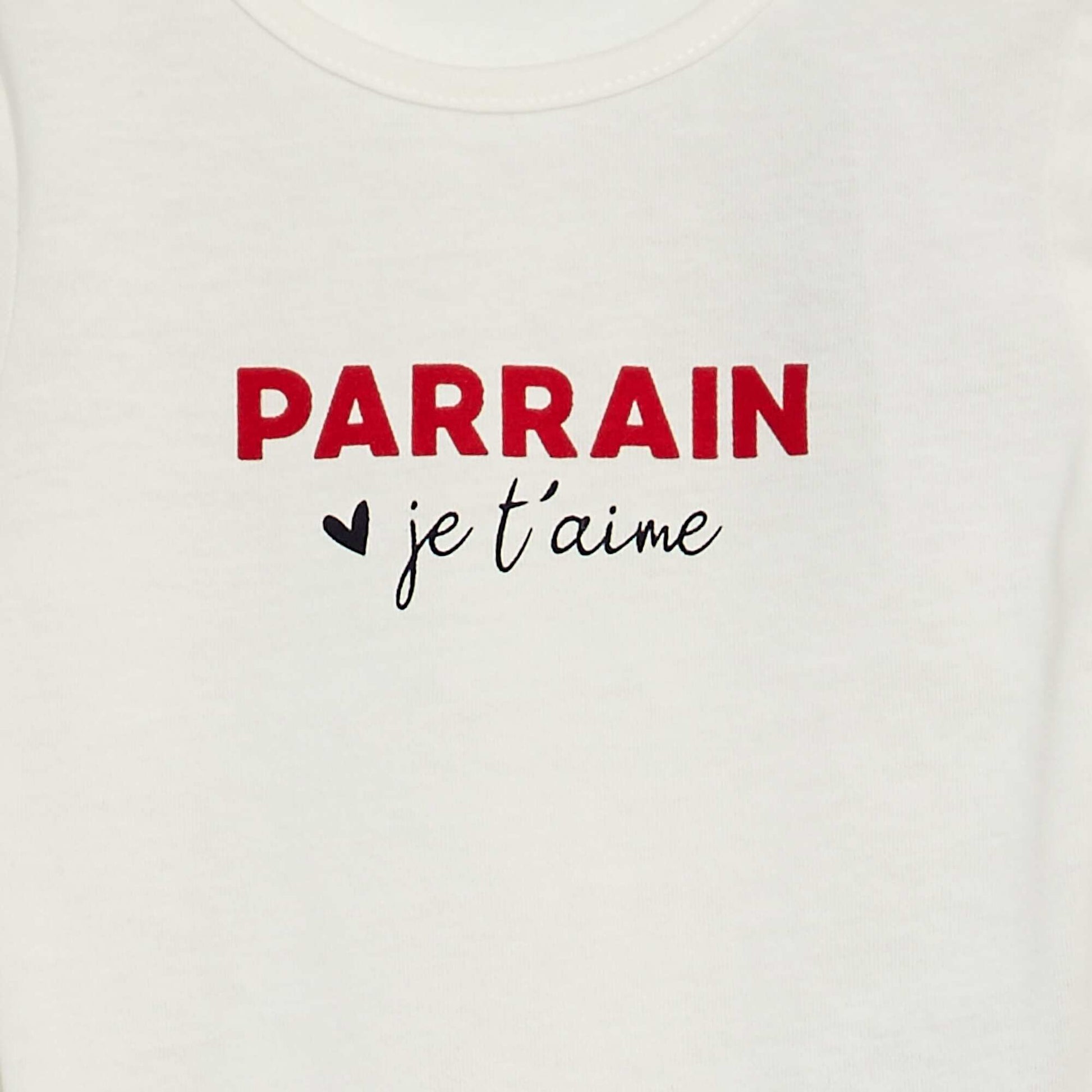 Tee-shirt à message PARRAIN