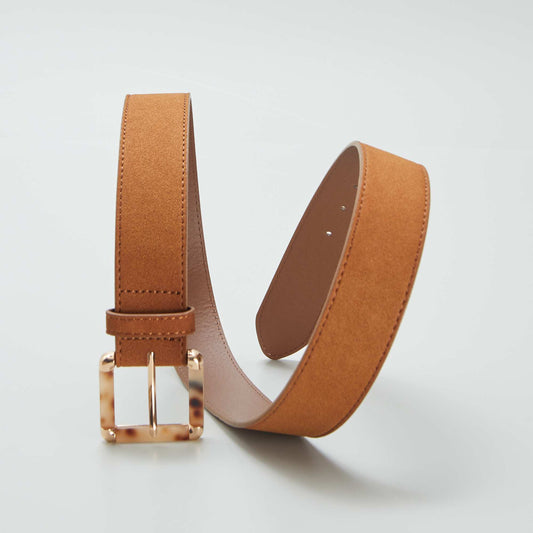 Ceinture en suédine Marron