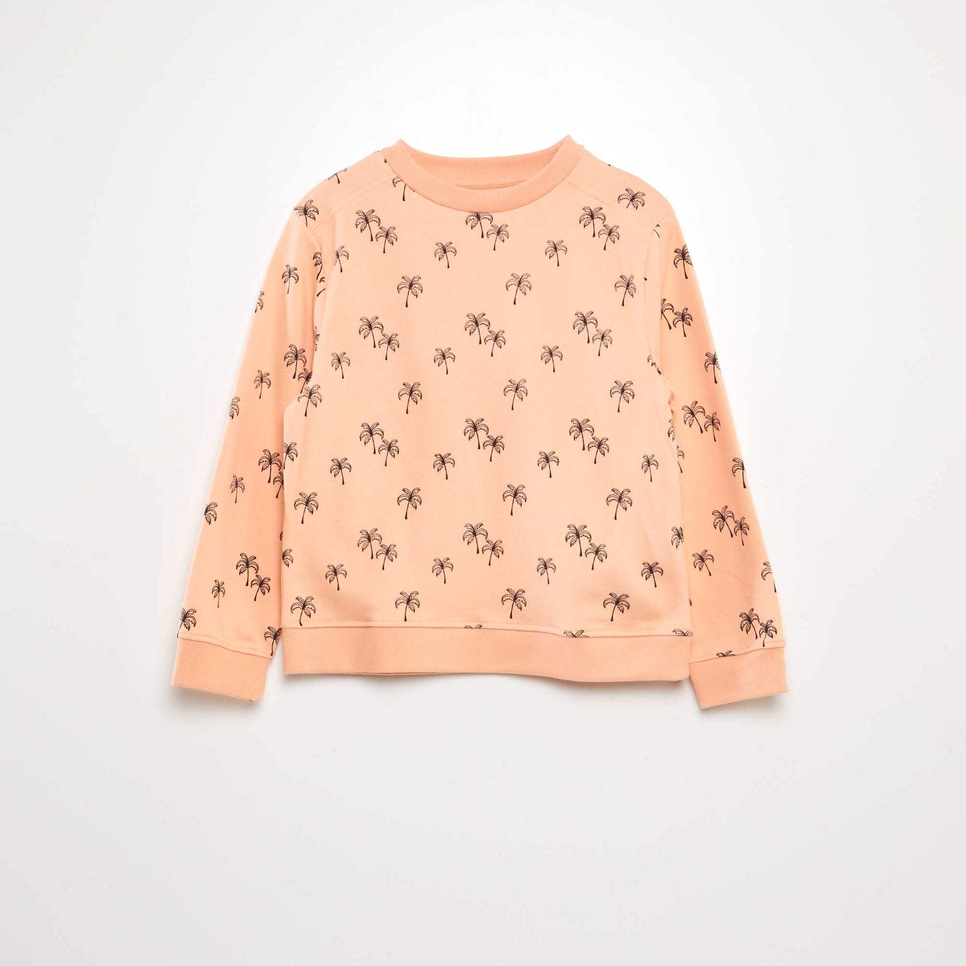 Sweat en molleton léger à motif Orange
