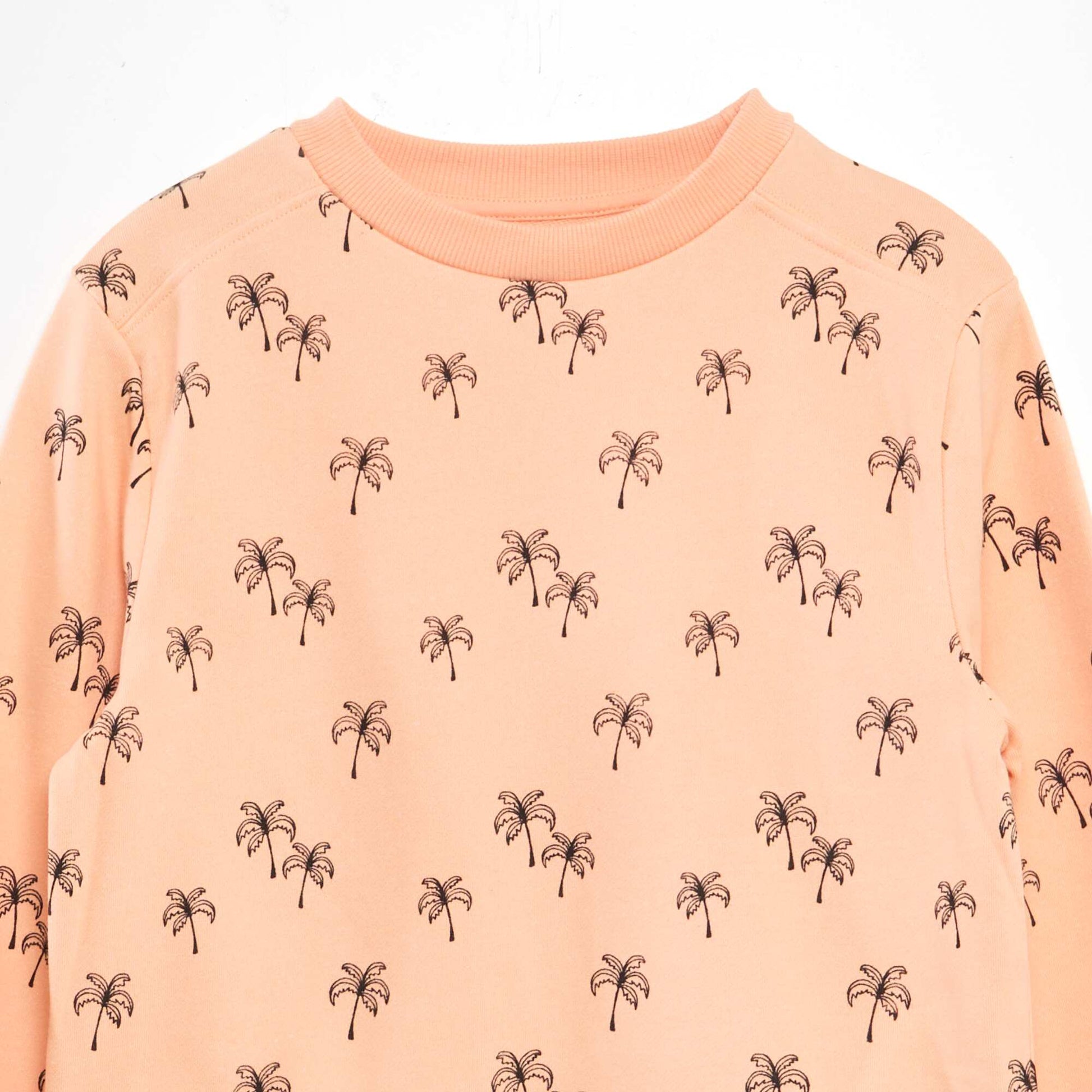Sweat en molleton léger à motif Orange