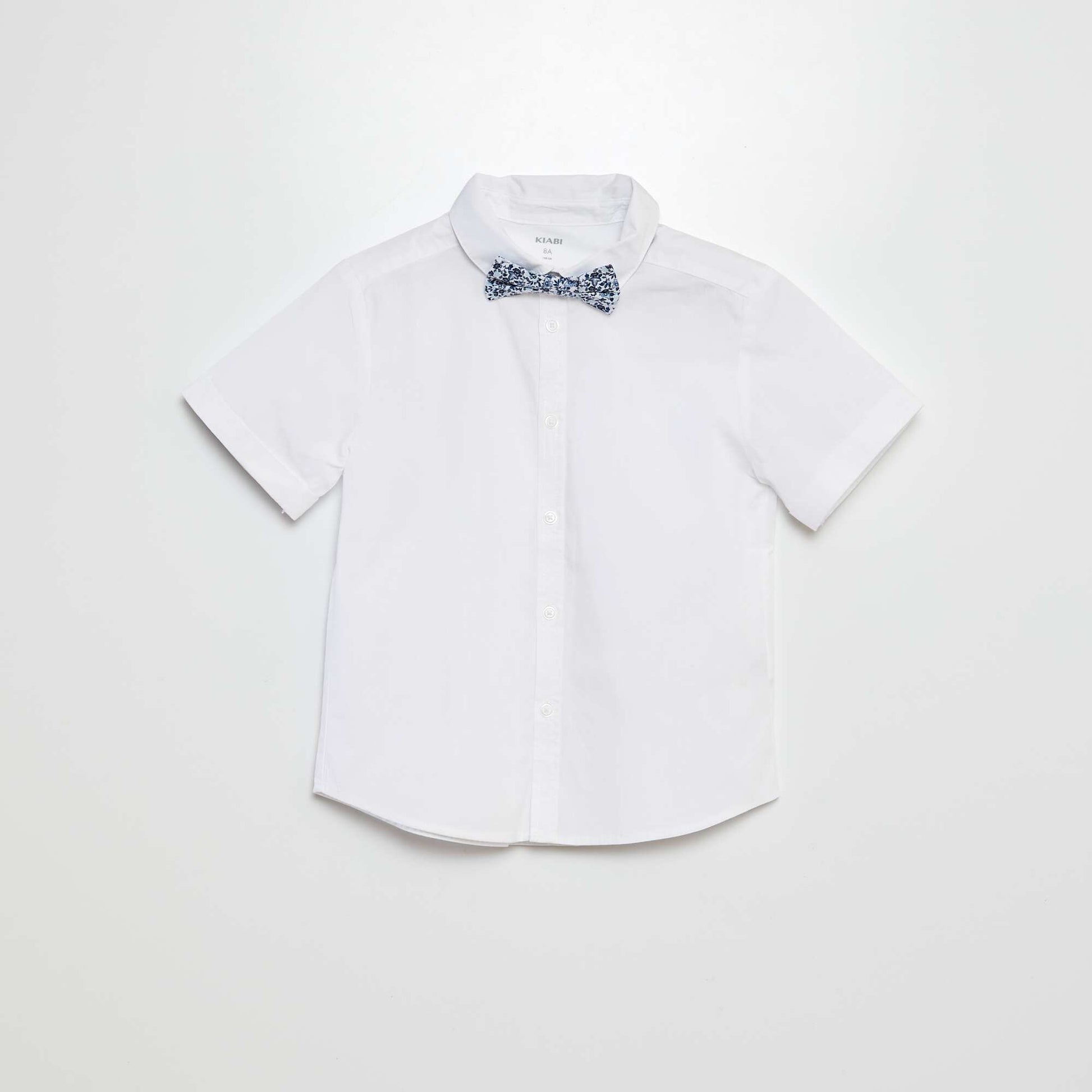 Chemise en popeline Blanc