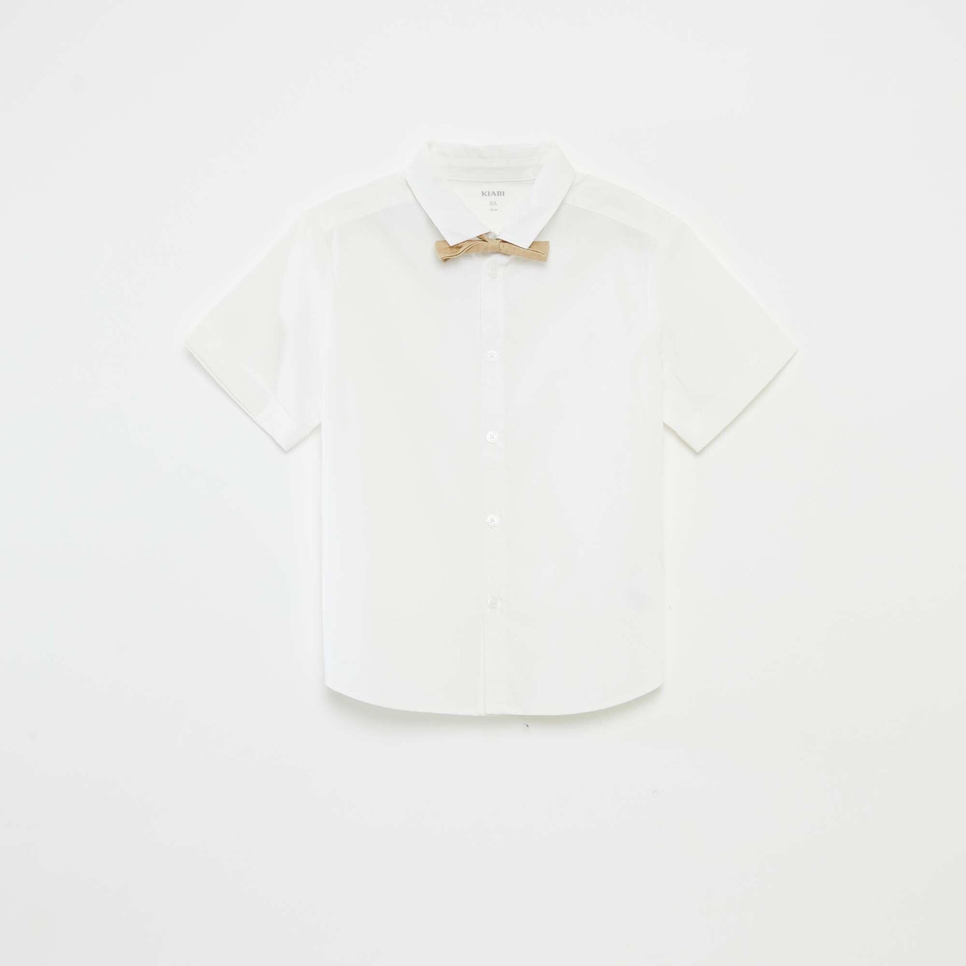 Chemise en popeline BEIGE