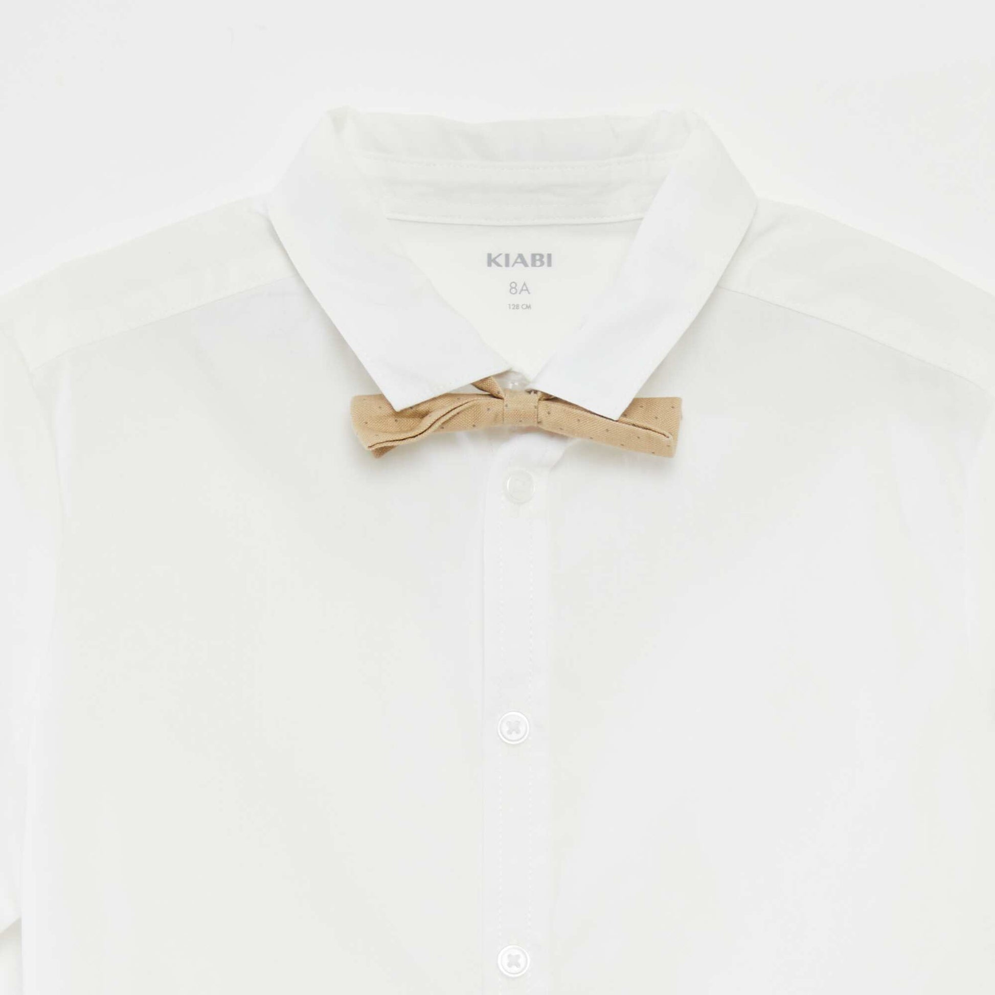Chemise en popeline BEIGE