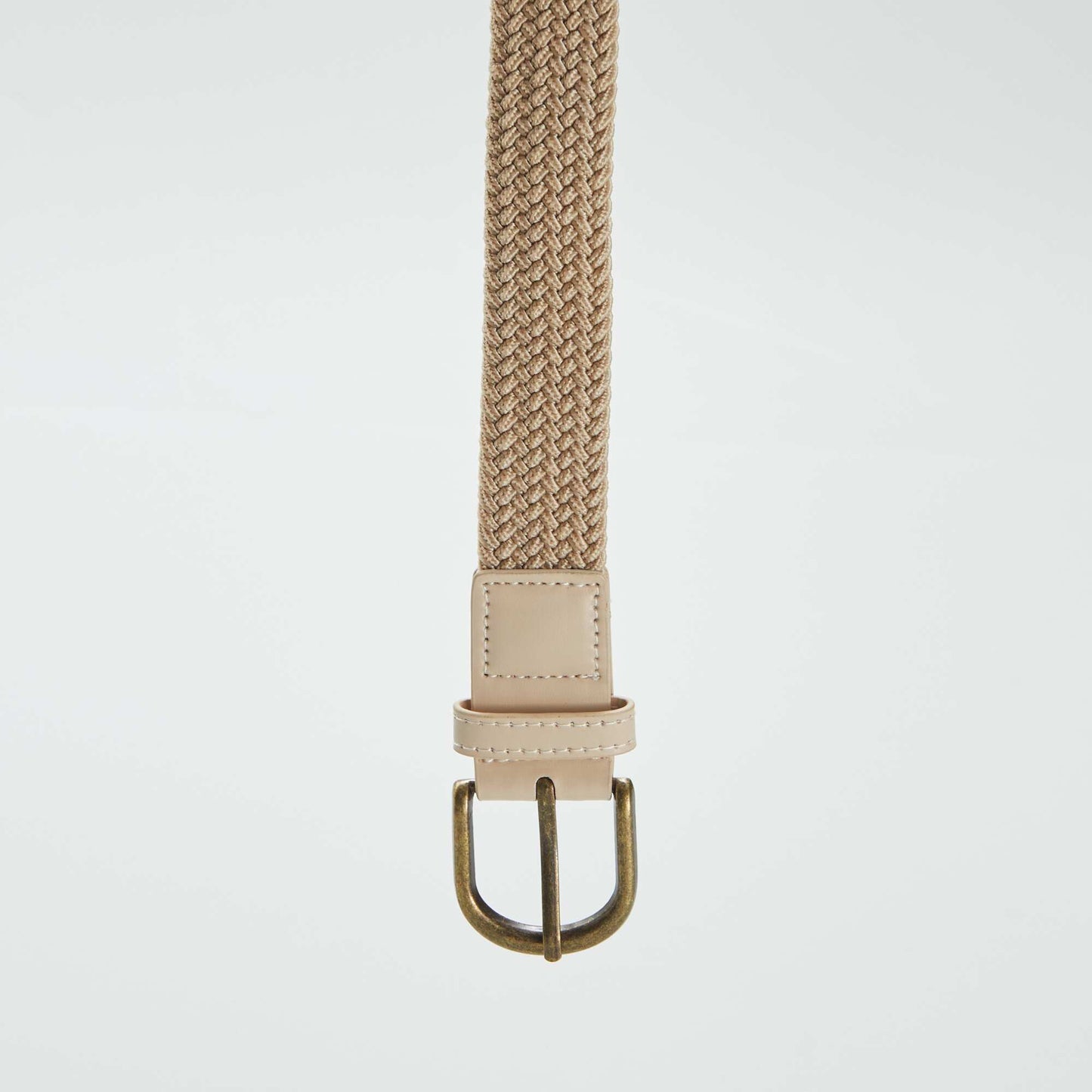 Ceinture tressée Beige