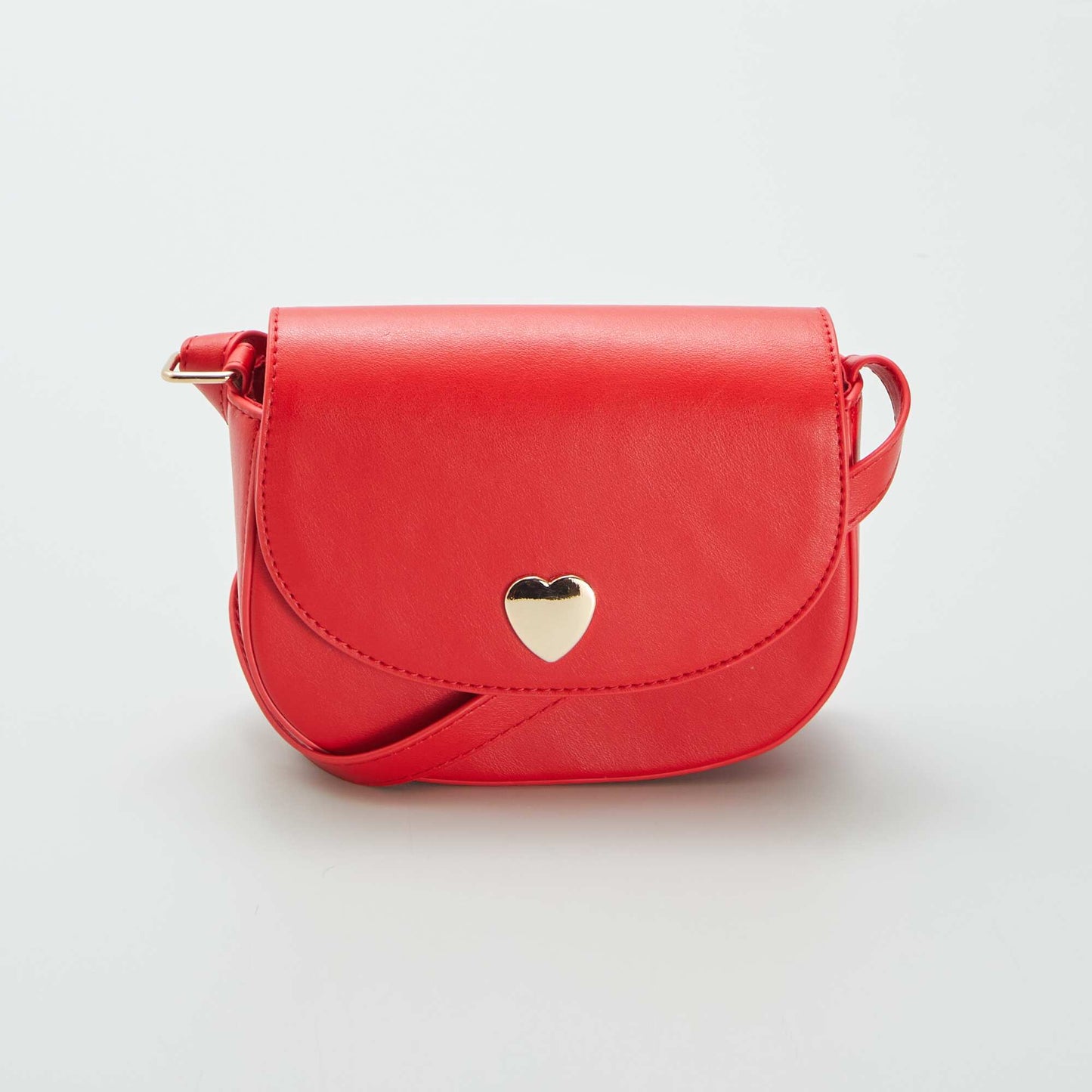 Sac bandoulière en simili ROUGE