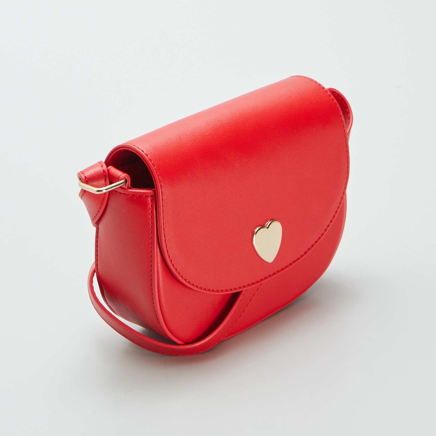 Sac bandoulière en simili ROUGE
