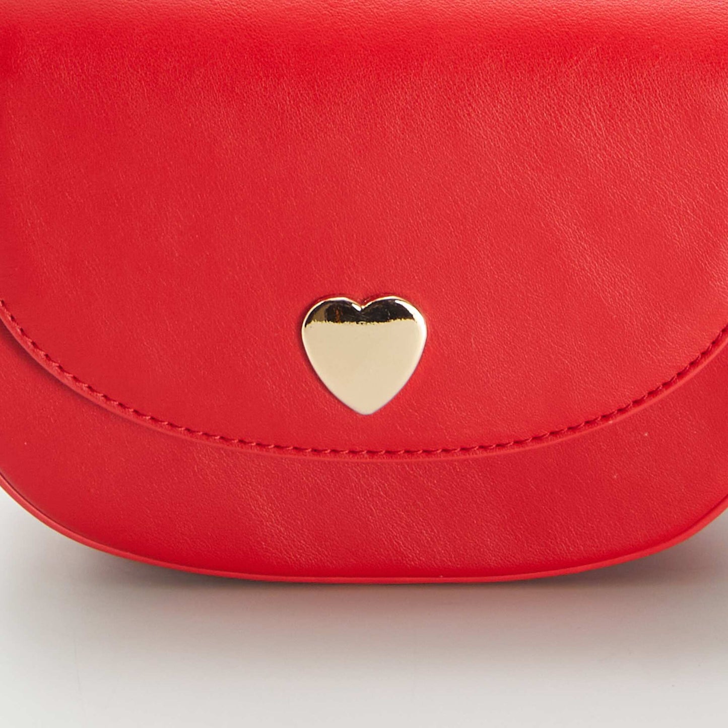 Sac bandoulière en simili ROUGE