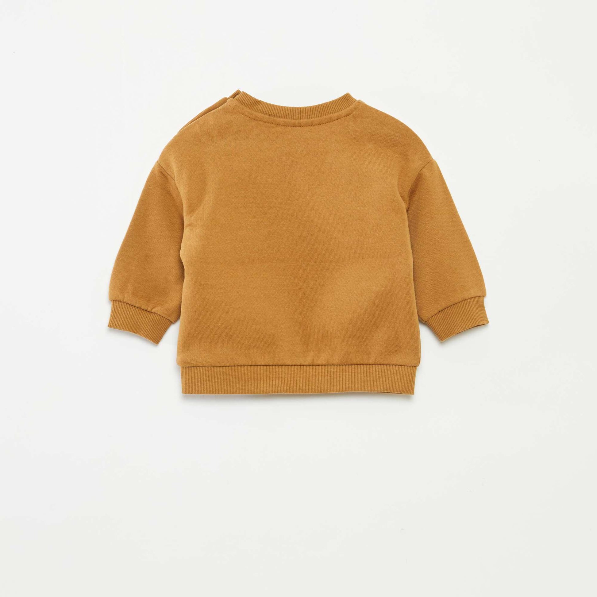Sweat en molleton uni CAMEL
