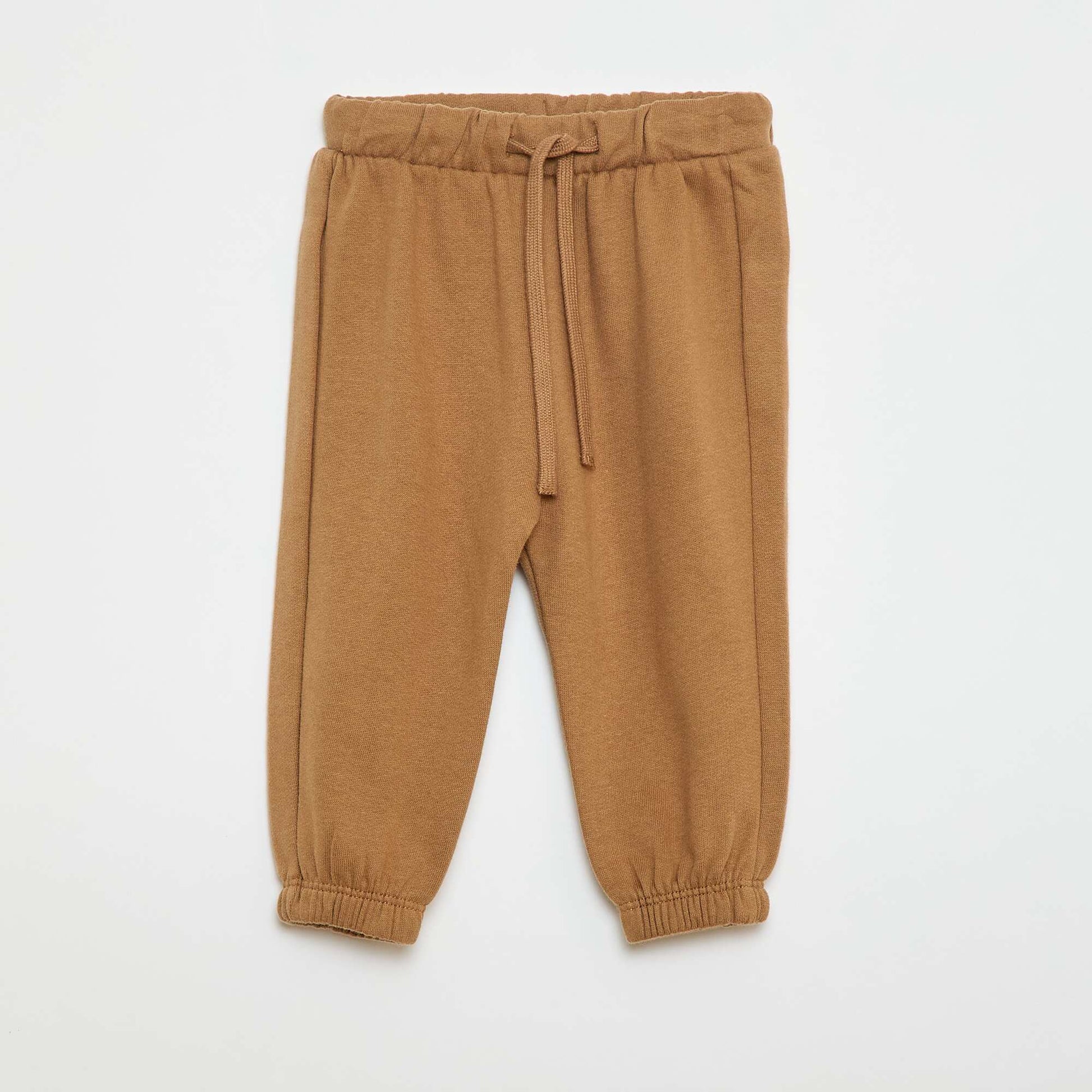 Jogging en molleton BEIGE