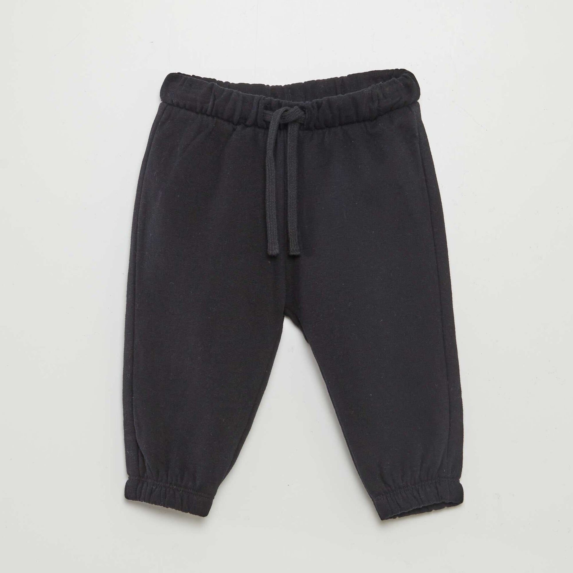 Jogging en molleton NOIR