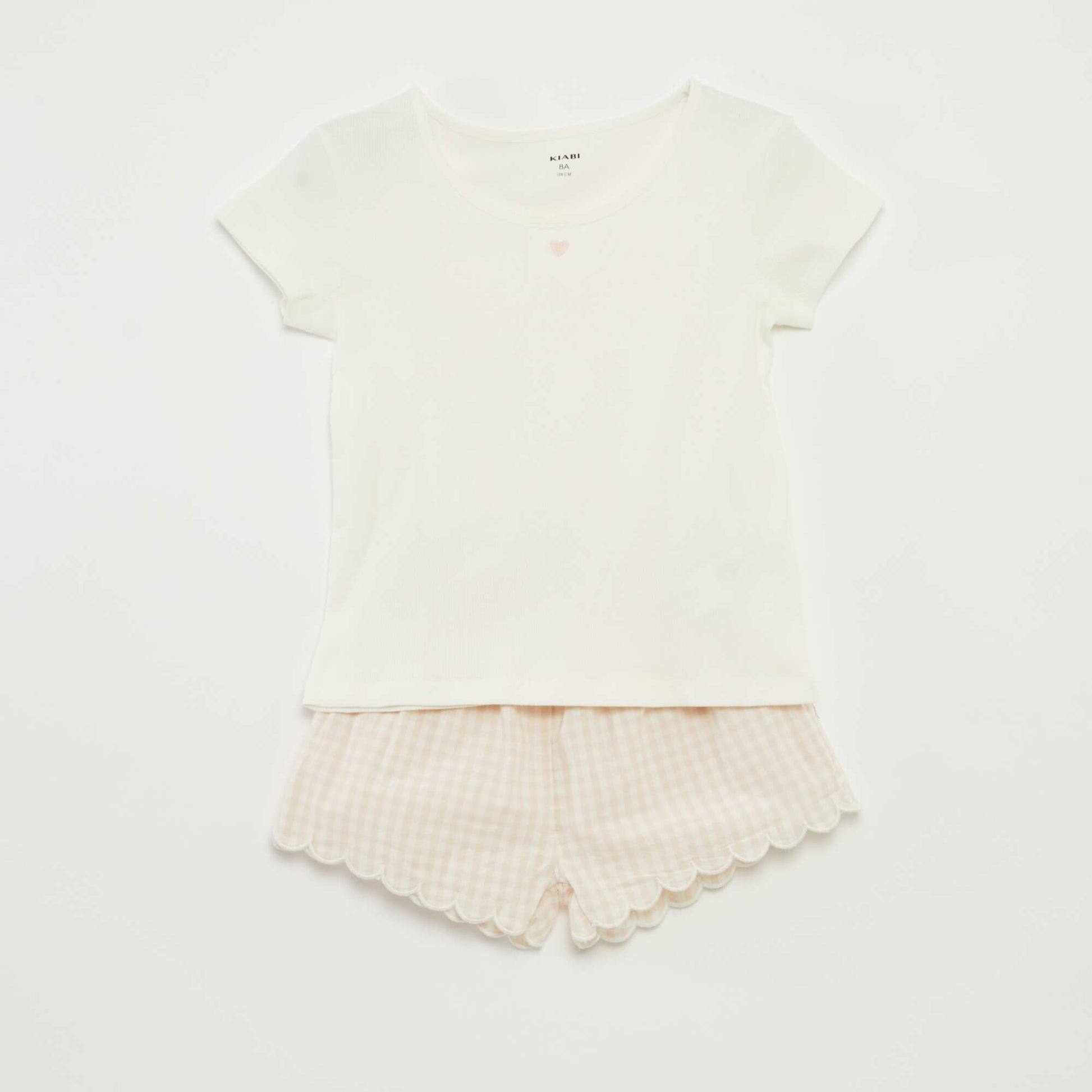 Ensemble pyjama short + t-shirt - 2 pièces ROSE