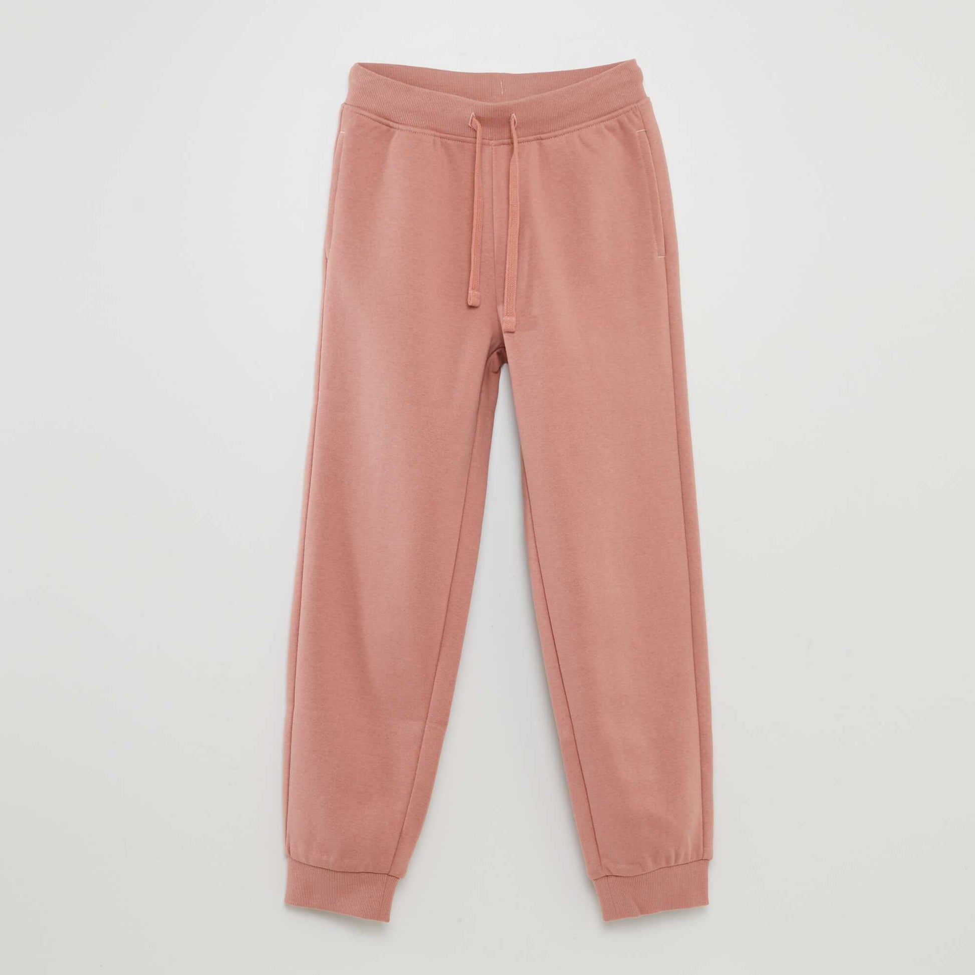 Jogging en molleton uni Rose