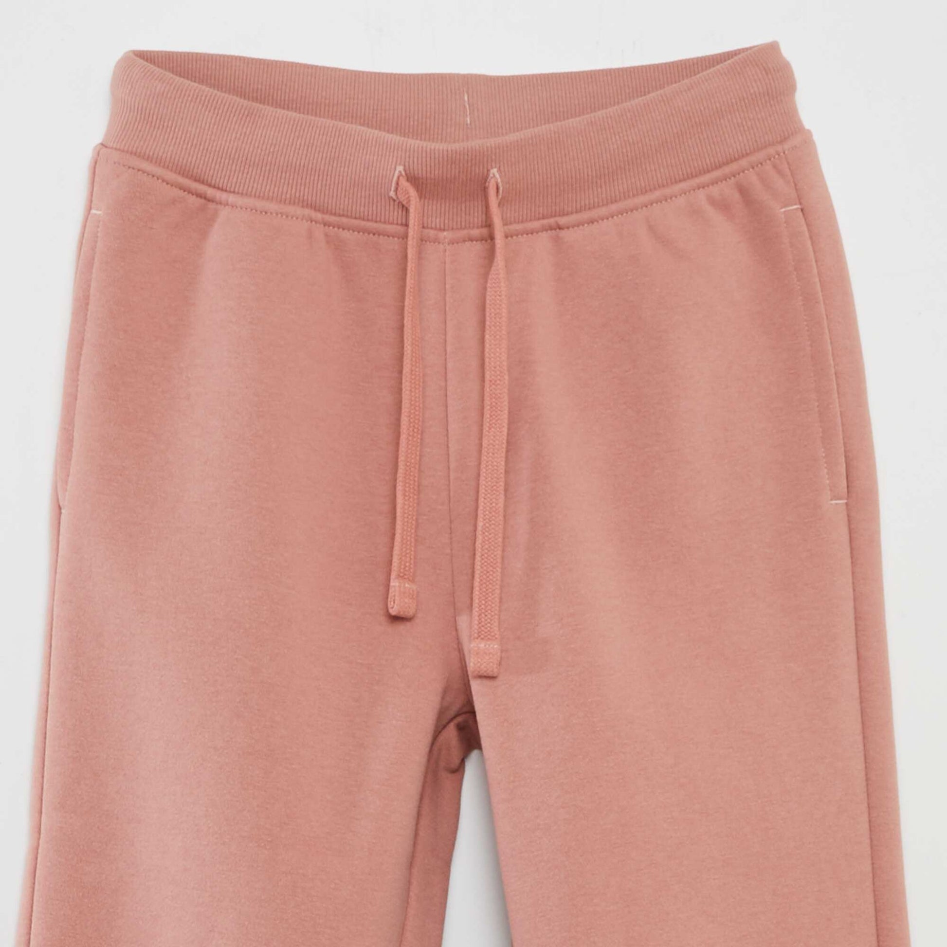 Jogging en molleton uni Rose