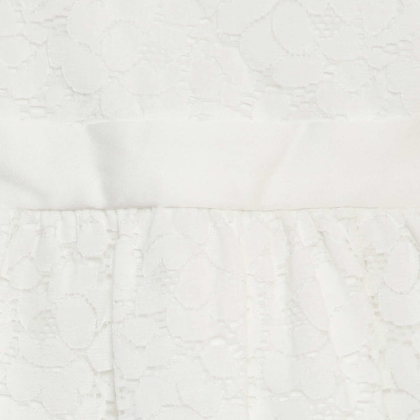 Robe de cérémonie en dentelle blanc