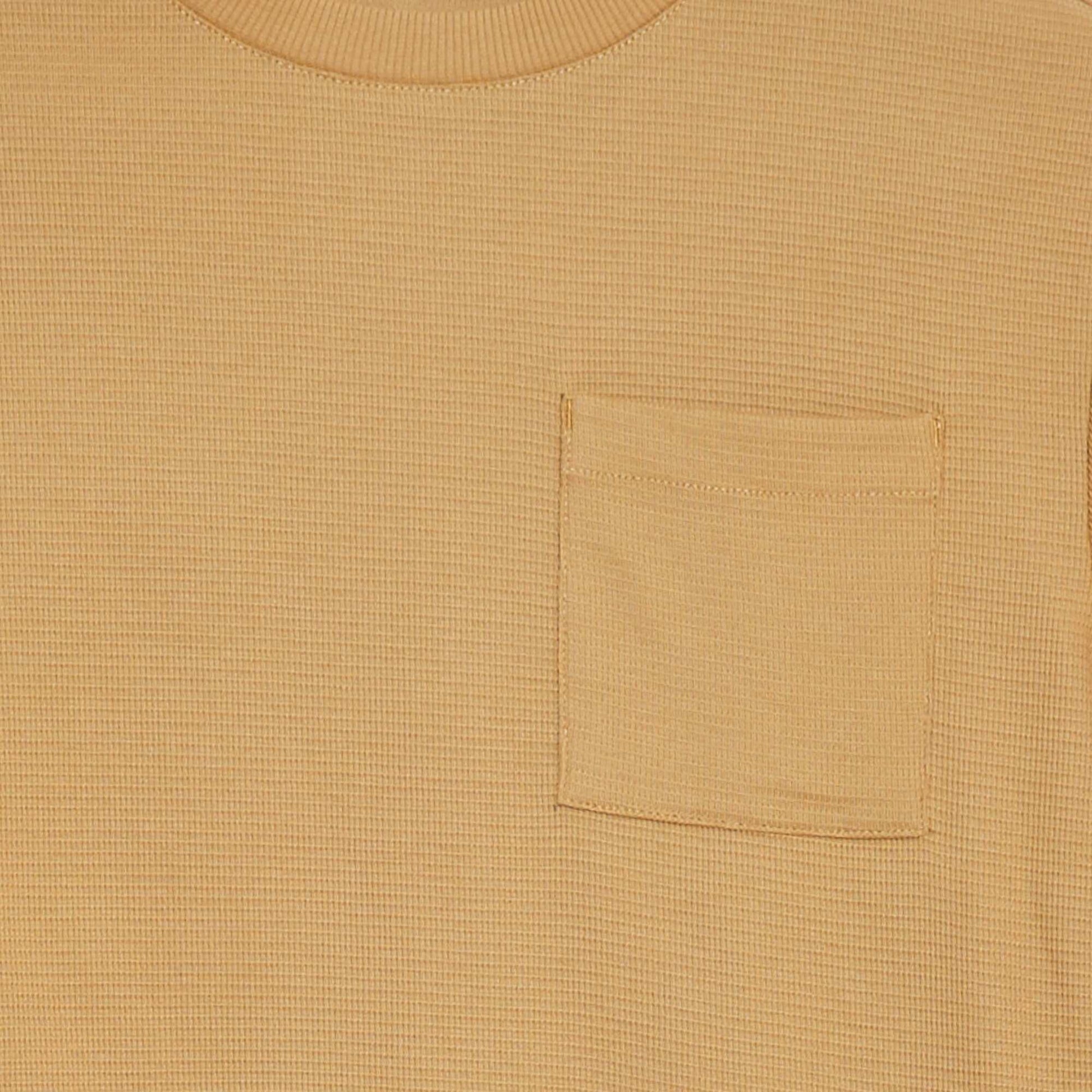 Ensemble pyjama court matière gaufrée - 2 pièces BEIGE