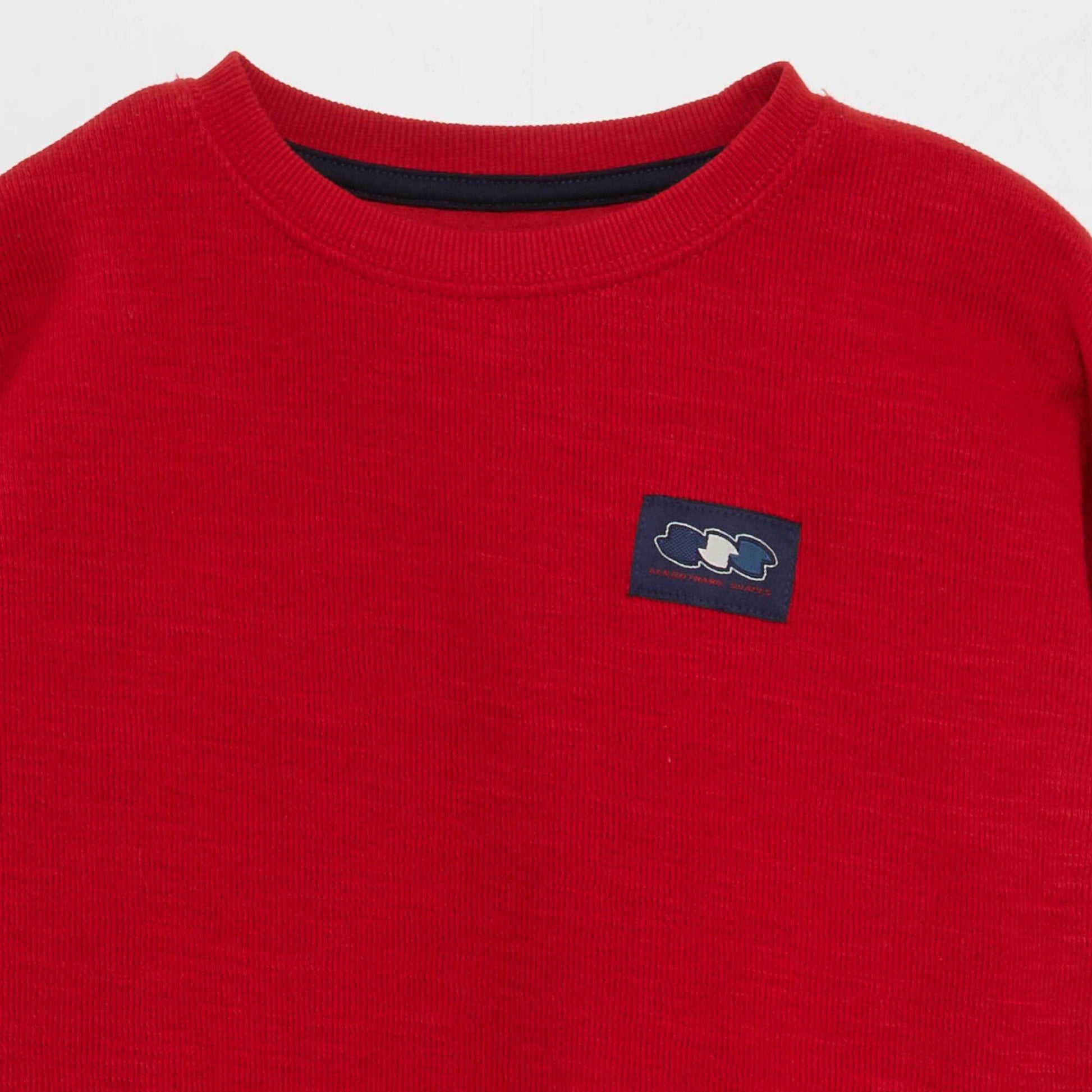 Tee-shirt esprit sweat Rouge