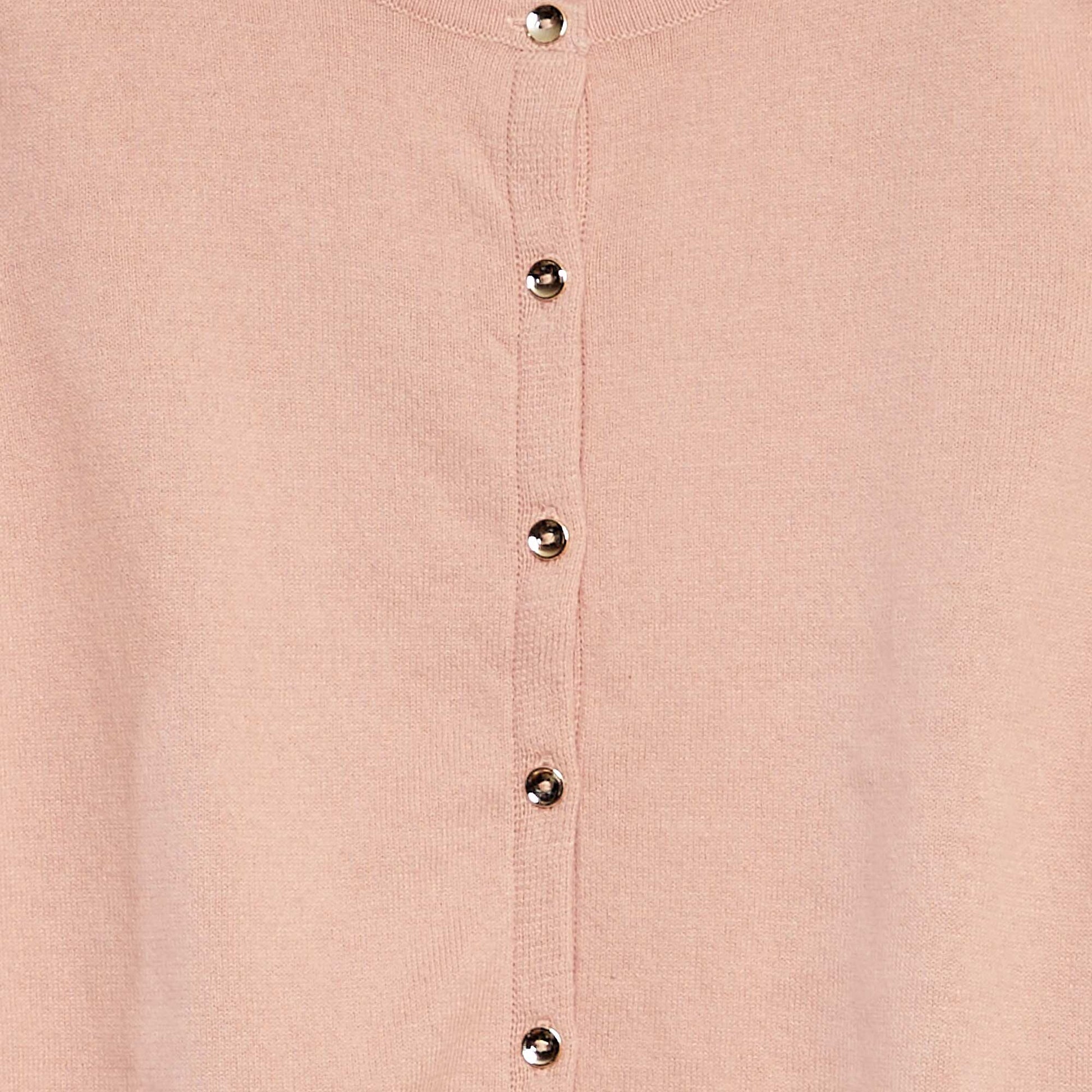 Gilet en maille unie ROSE