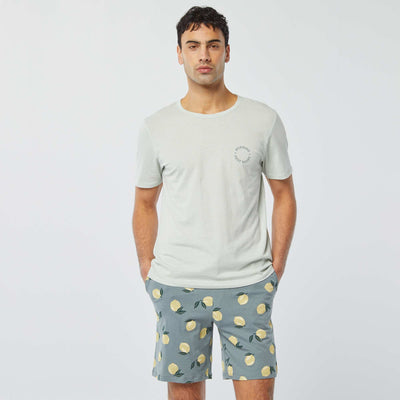 Pyjama court - 2 pièces BLEU/VERT