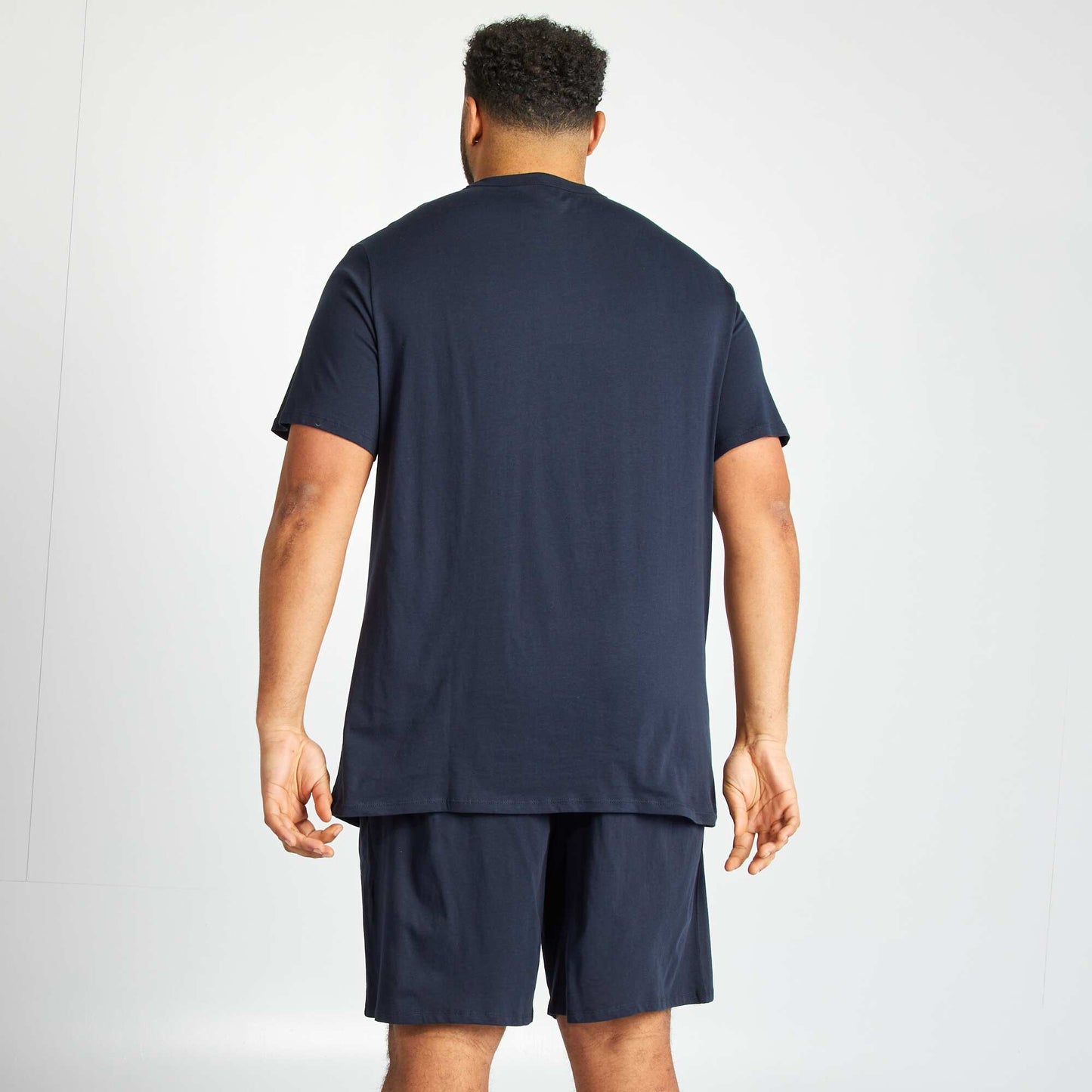 Pyjama court t-shirt + short - 2 pièces BLEU