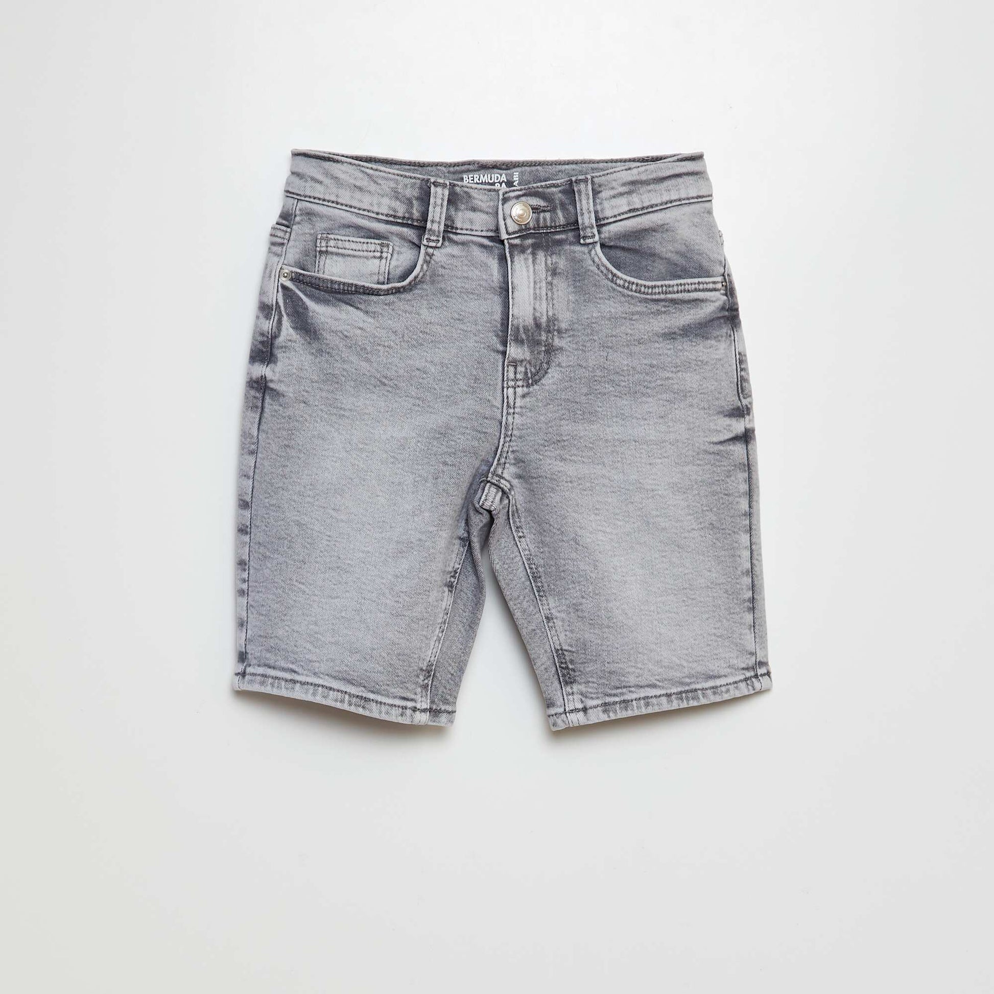 Bermuda en jean GRIS