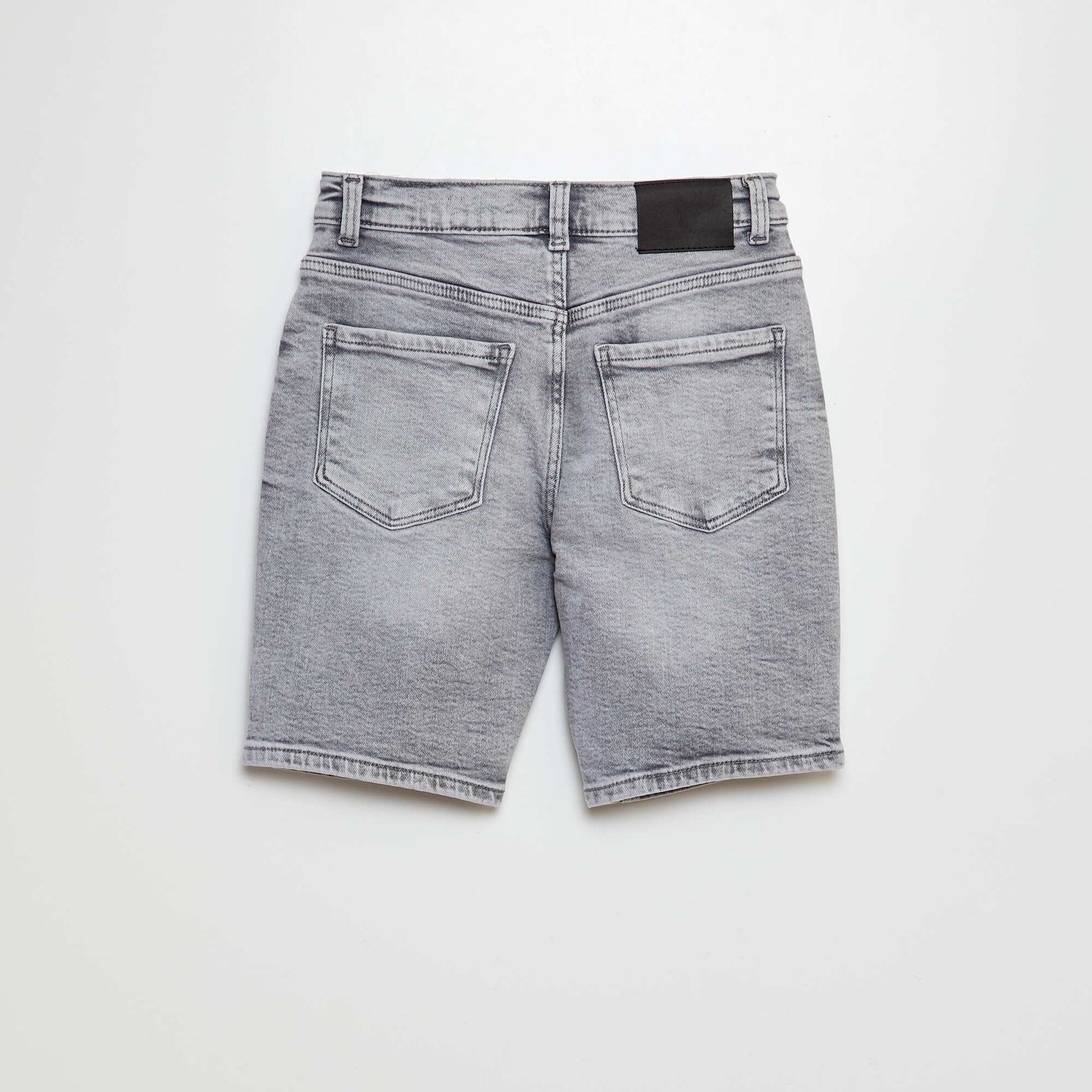 Bermuda en jean GRIS