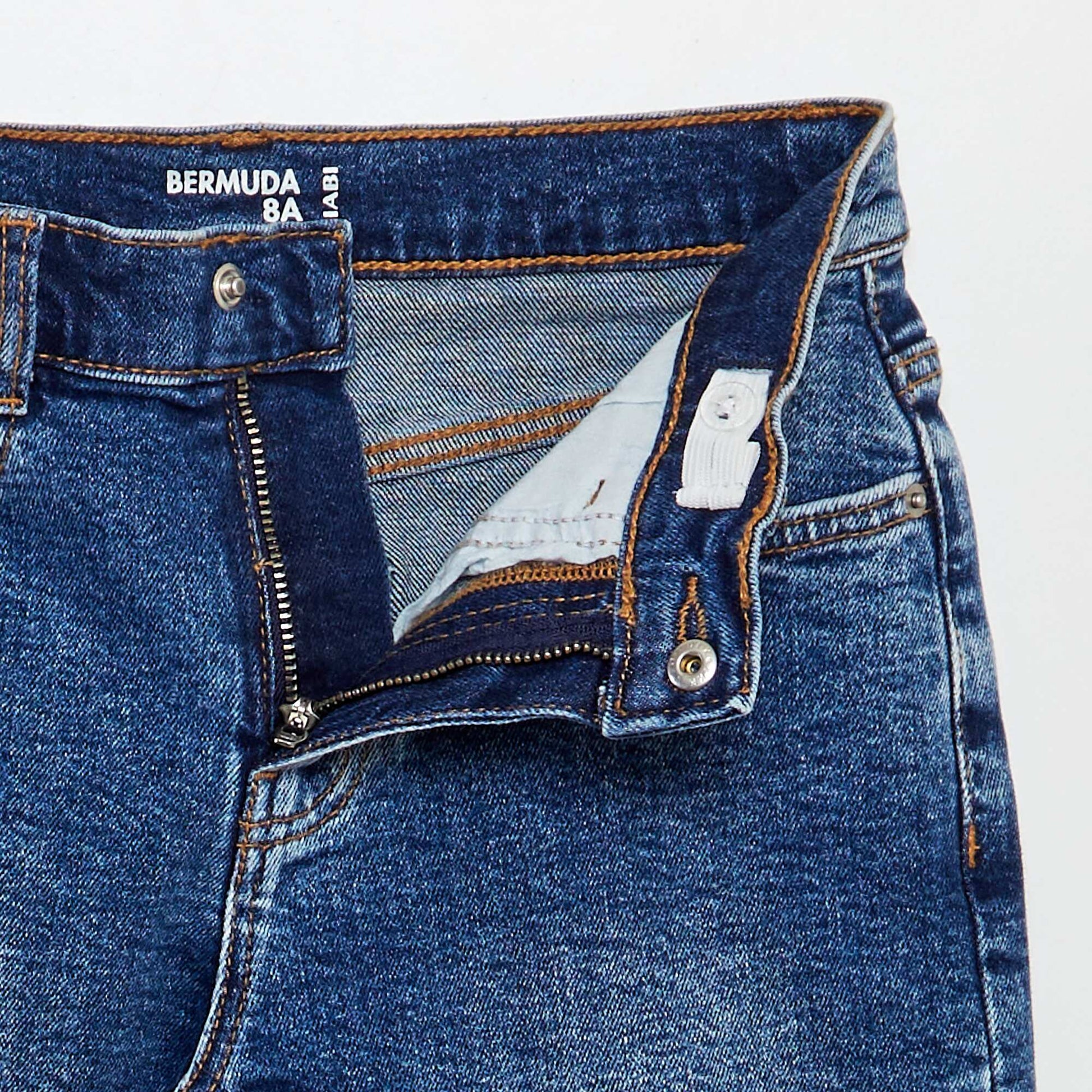 Bermuda en jean BLEU