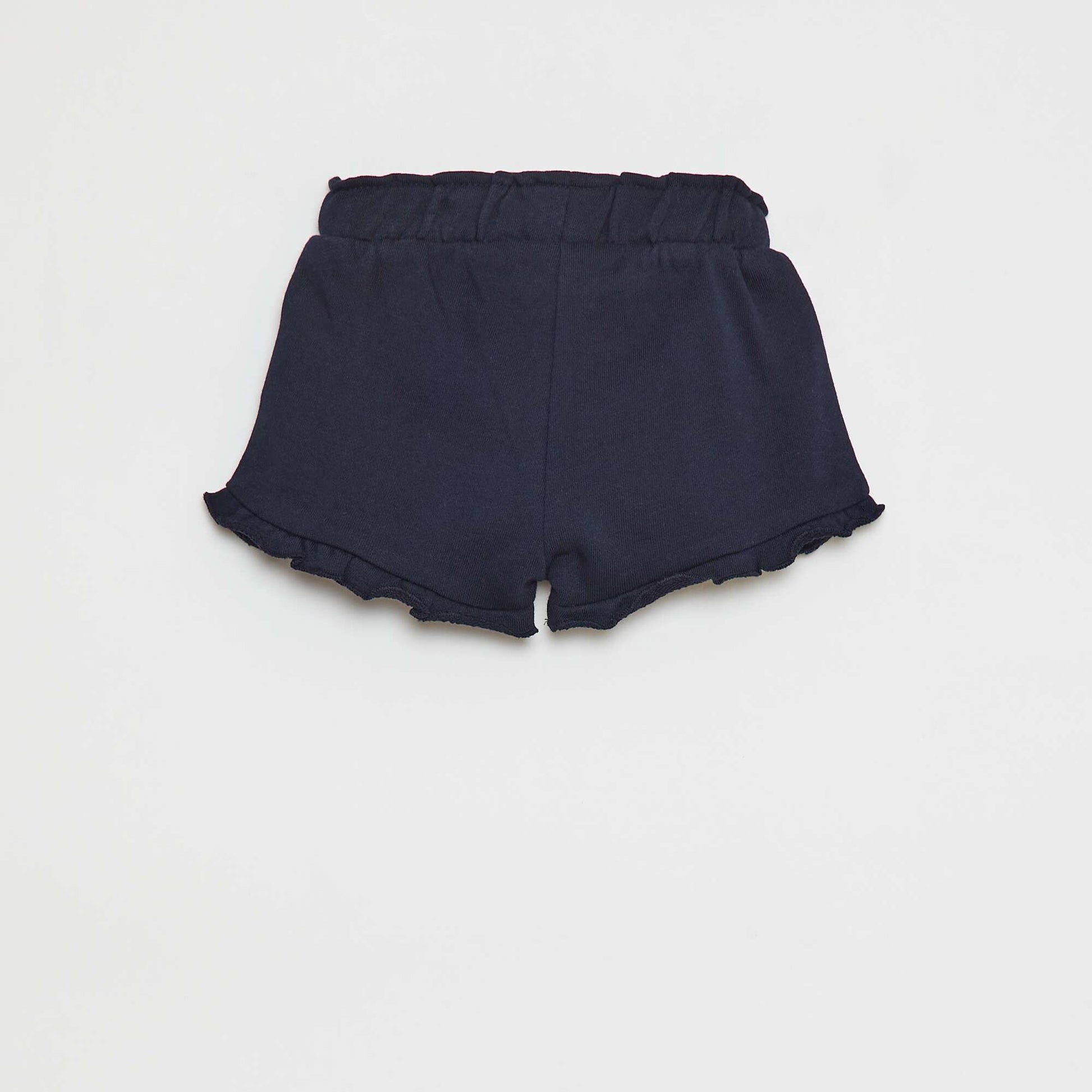 Short en molleton léger BLEU