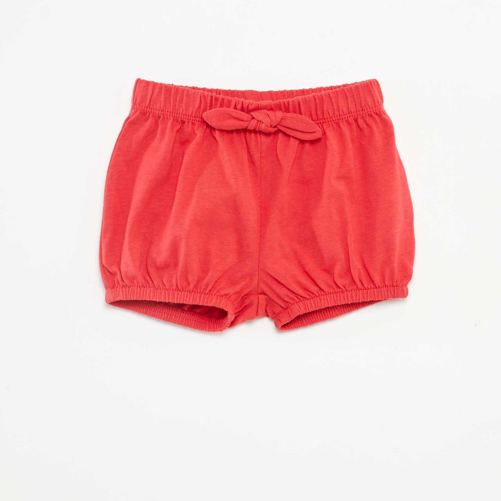 Lot de shorts avec nœuds - 2 pièces ROUGE