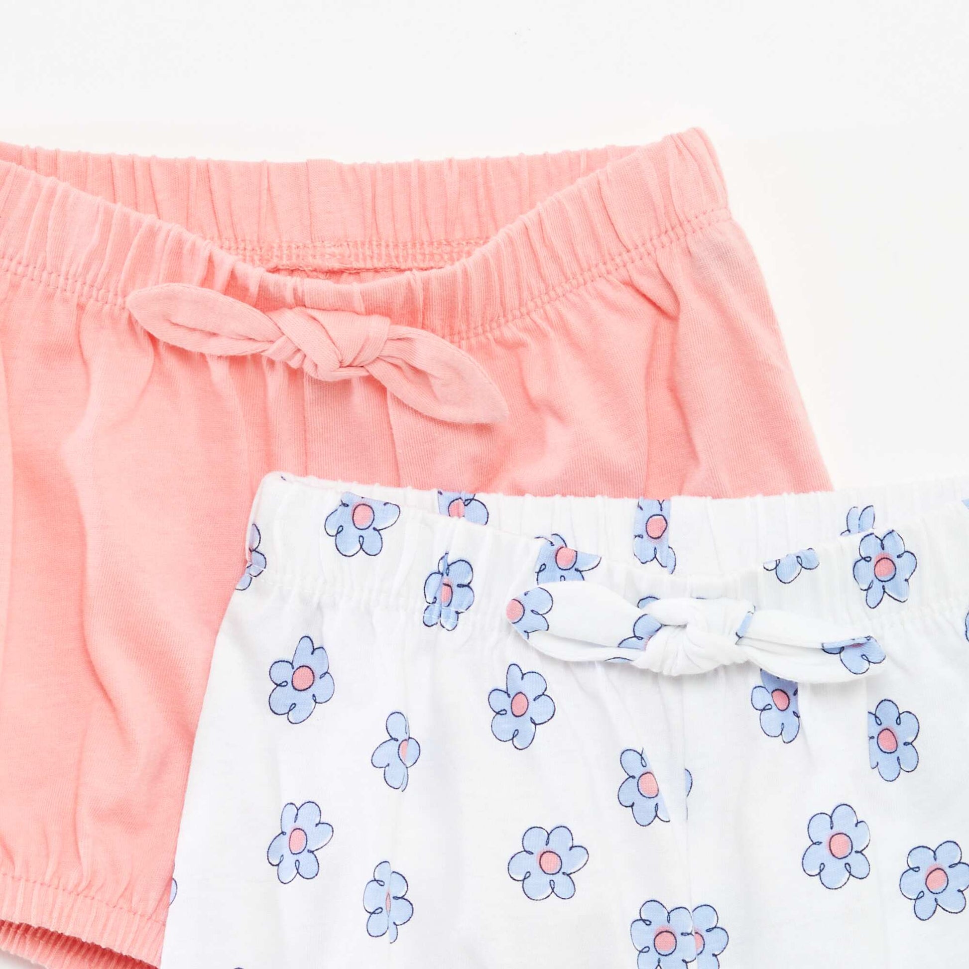 Lot de shorts avec nœuds - 2 pièces ROSE
