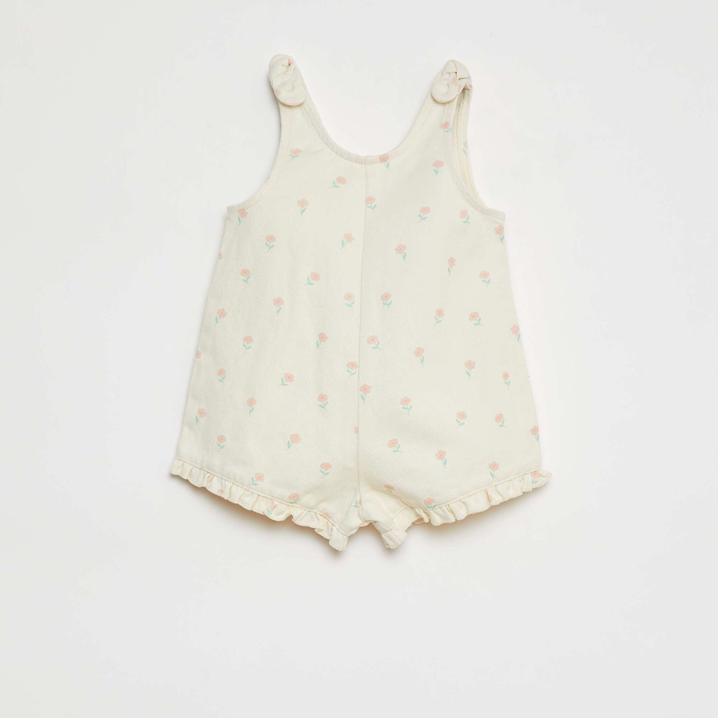 Combishort en twill BLANC