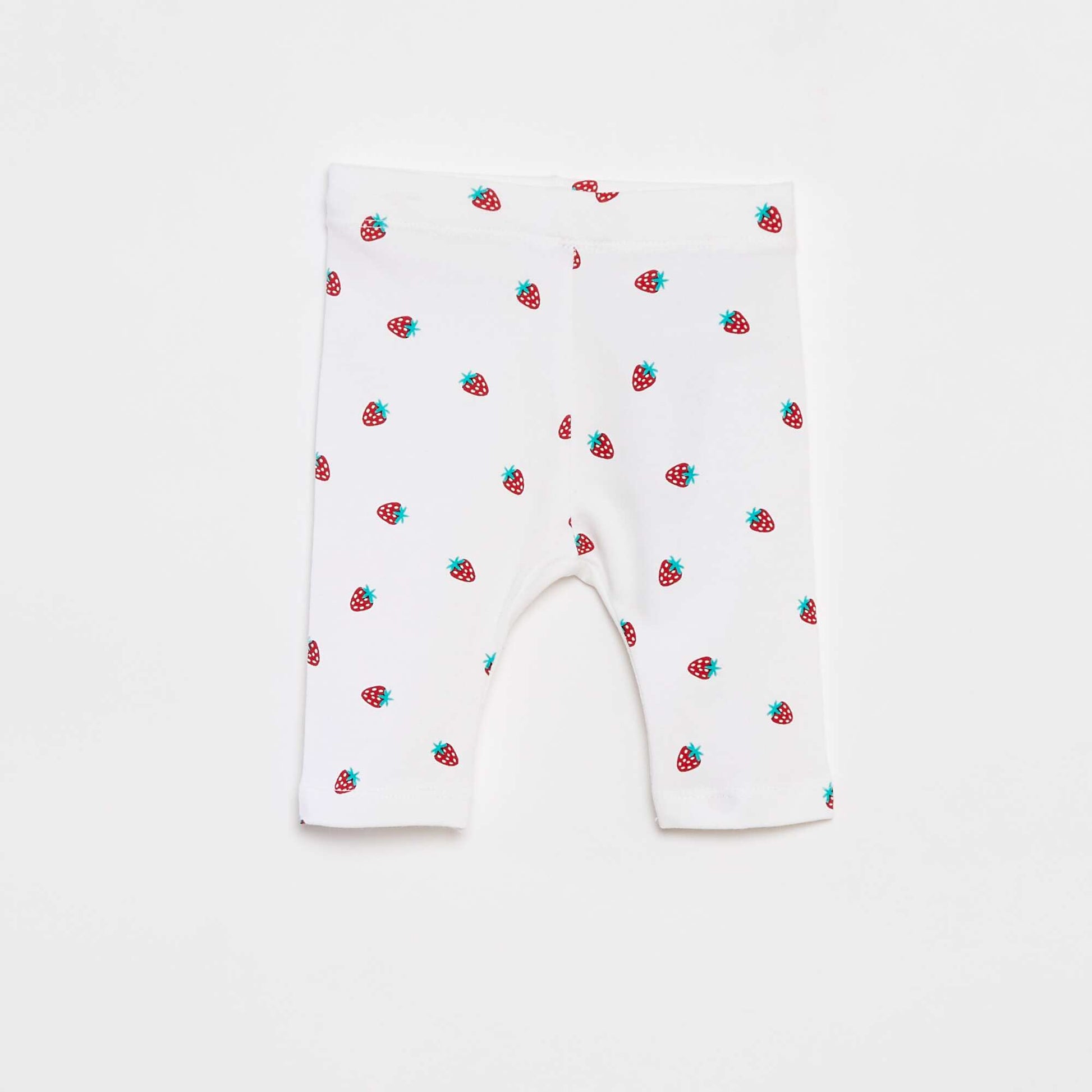 Lot de 2 leggings courts ROUGE