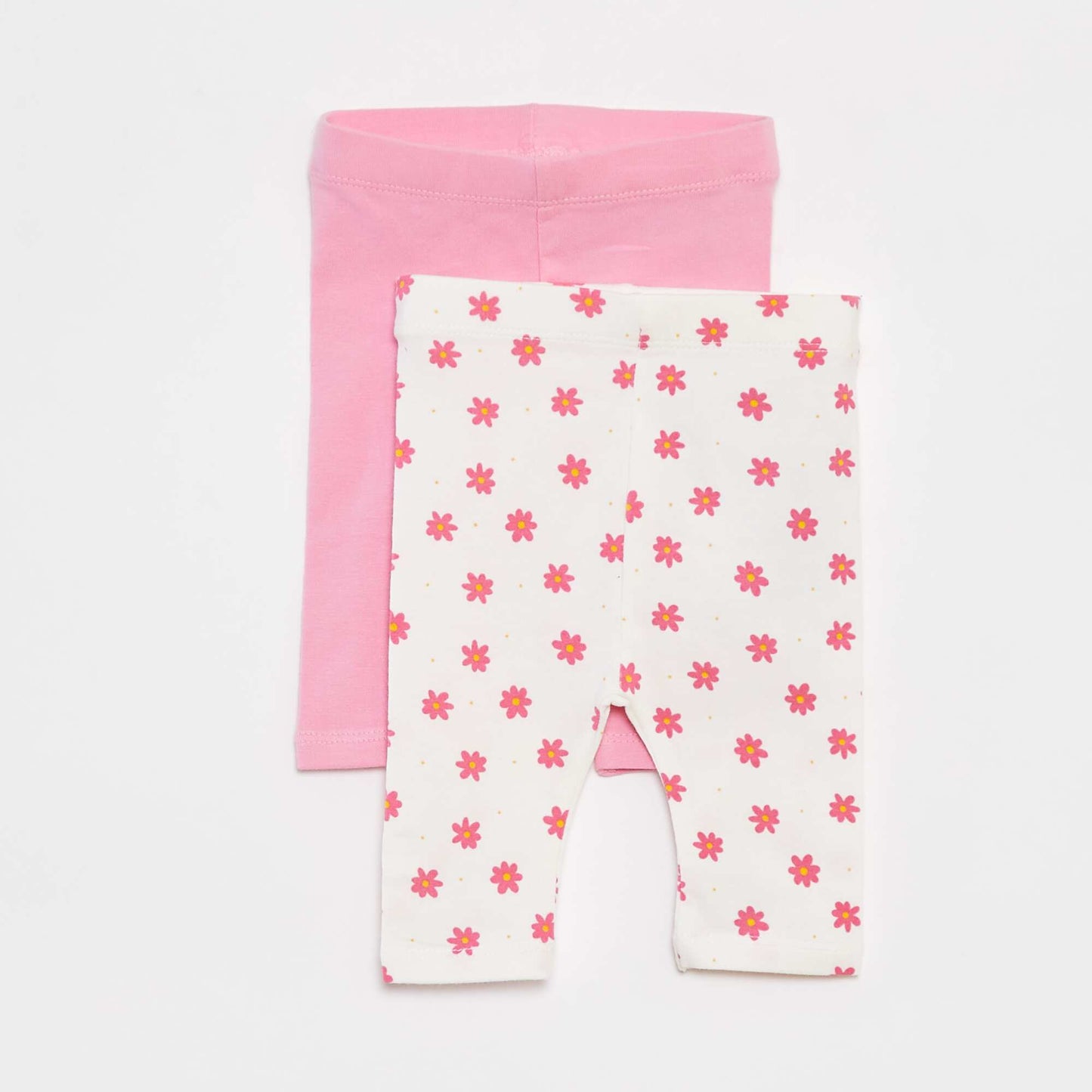 Lot de 2 leggings courts ROSE