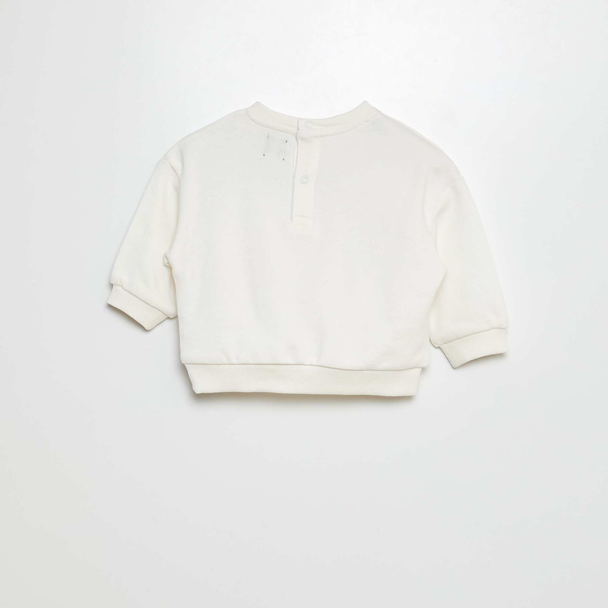 Sweat en french terry BLANC