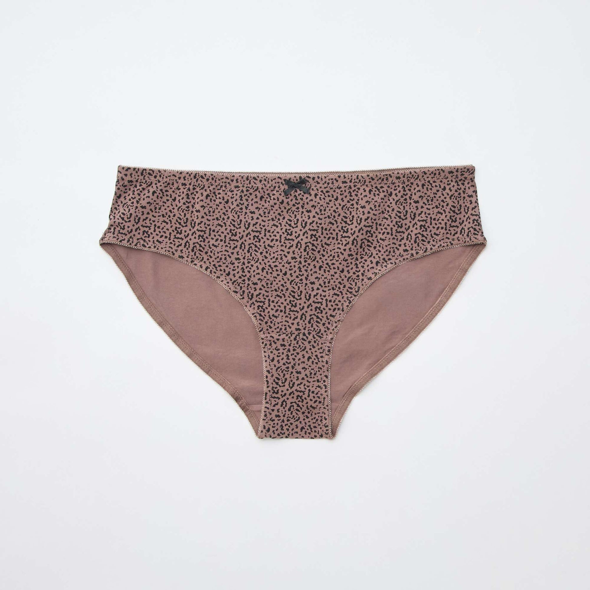 Lot de 3 culottes en coton stretch MARRON